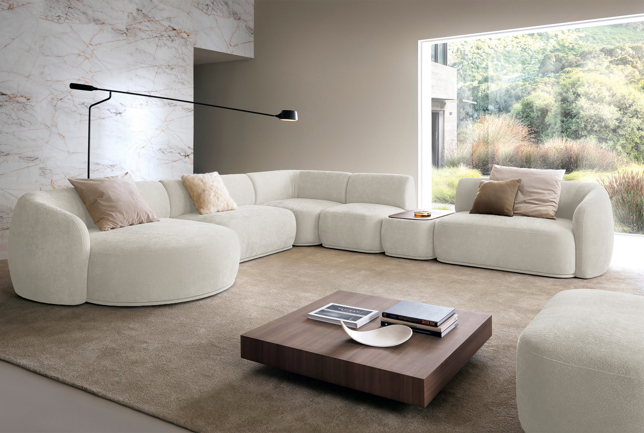 selsey-bommo-doppelmodul-rechts-cremefarben-chenille-modulares-sofa-element image 4