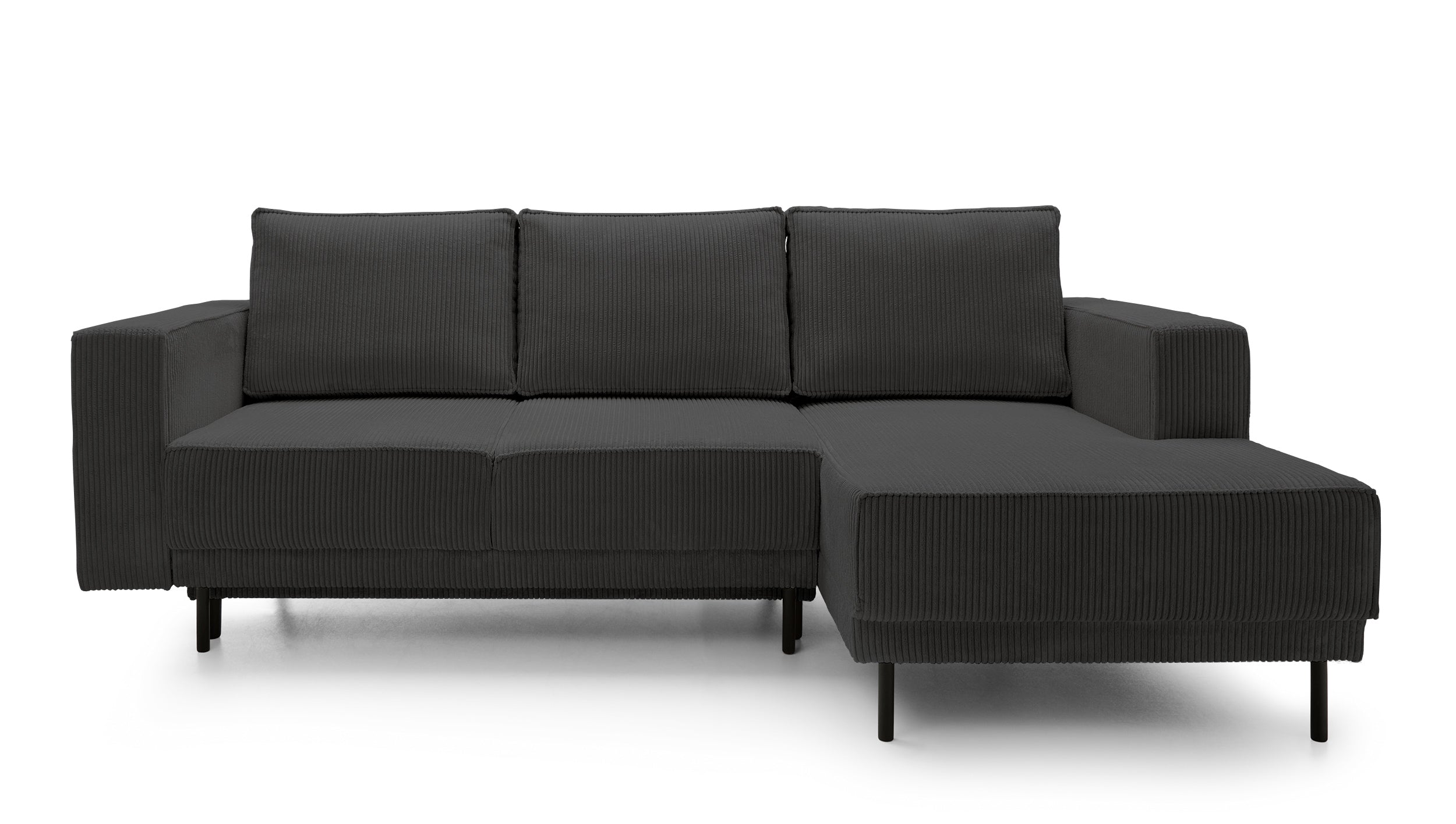 selsey-rodario-mini-ecksofa-l-f-rmig-mit-schlaffunktion-und-stauraum-cord-dunkel image 1
