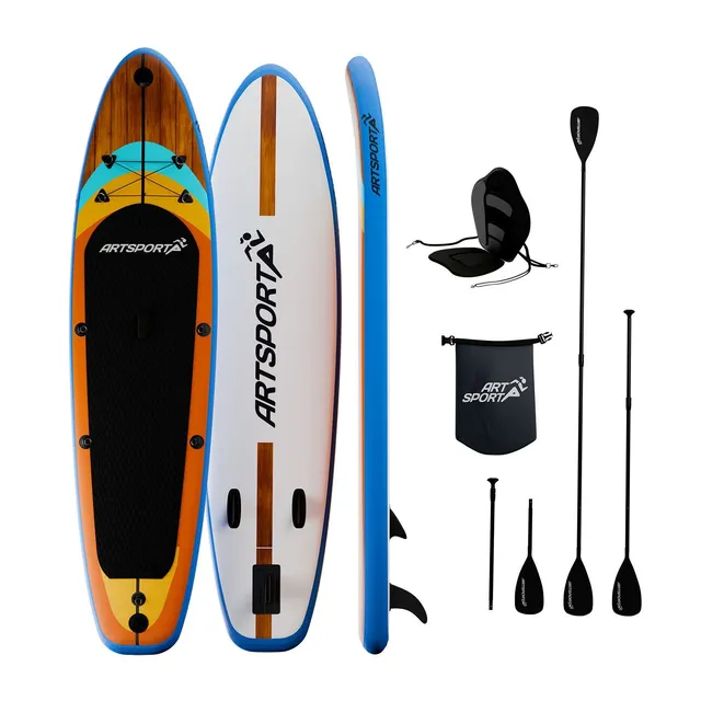 juskys-stand-up-paddling-board-beach-rocker-aufblasbar-allround-sup-mit-kajaksit image 1