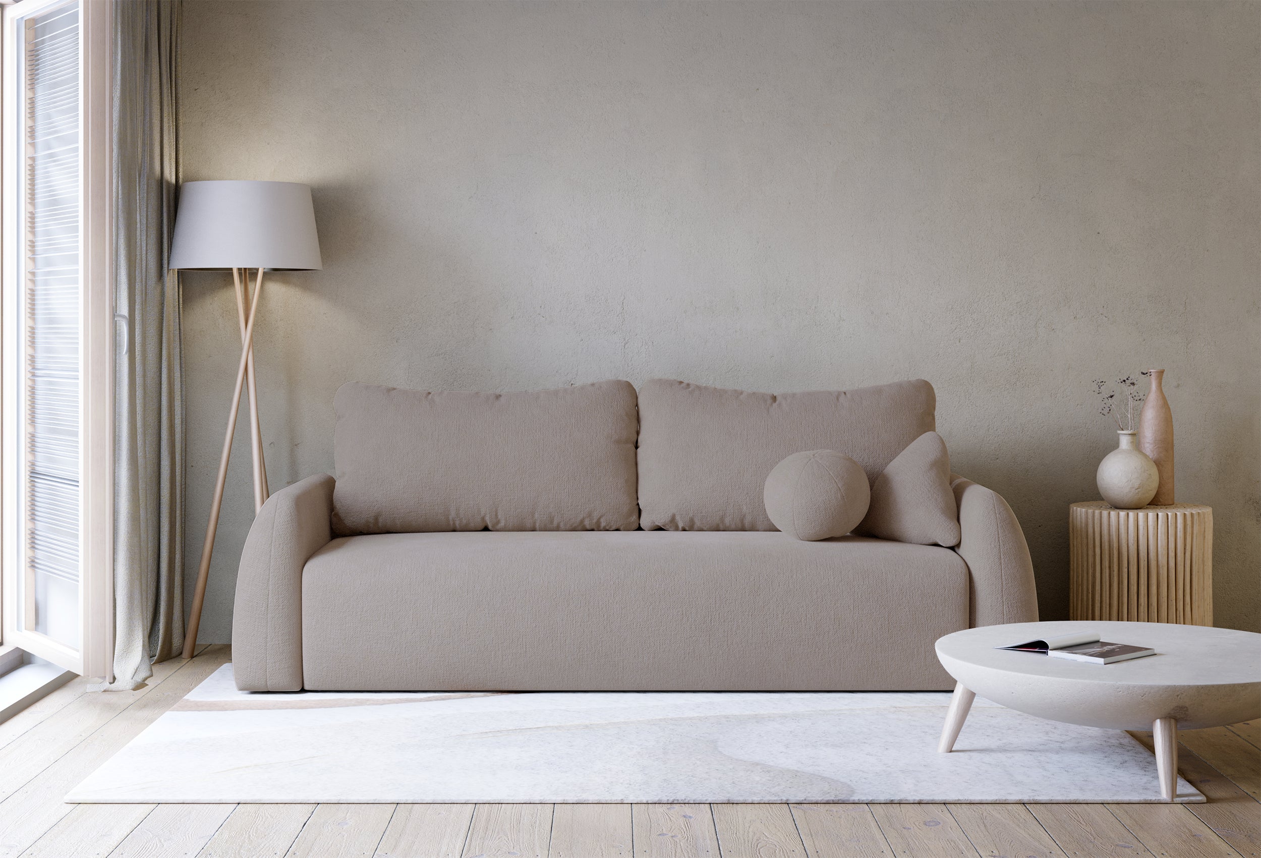selsey-nubelle-dreisitziges-schlafsofa-mit-stauraum-dunkelbeige-hydrophobes-chen image 2