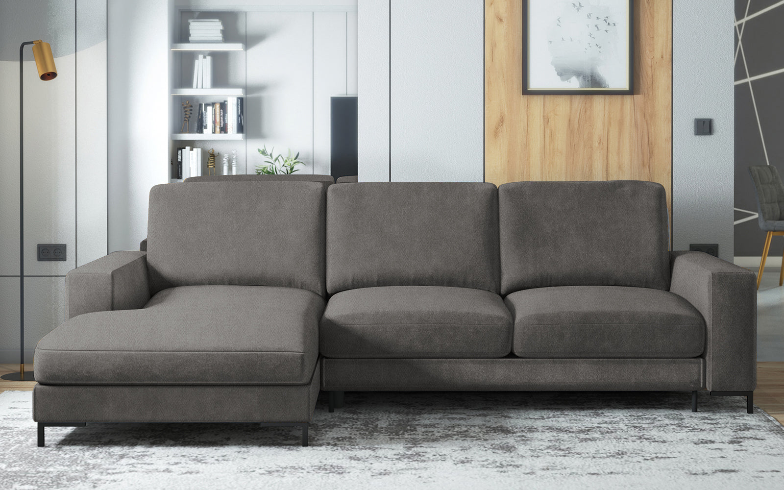 selsey-mokpeo-ecksofa-l-f-rmig-links-mit-schlaffunktion-und-stauraum-dunkelgrau image 2