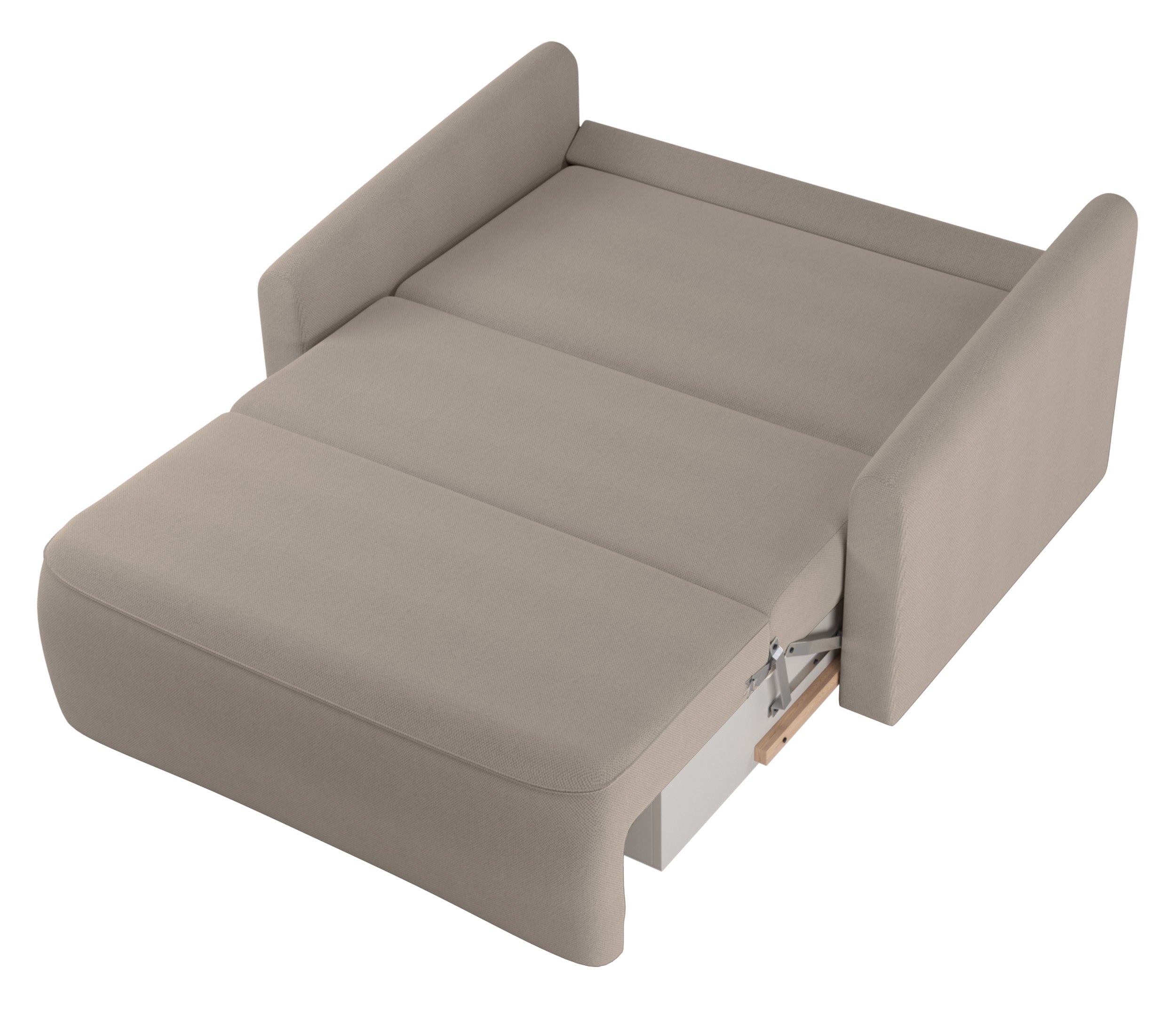 selsey-poppino-zweisitziges-ausklappbares-sofa-mit-stauraum-grau-beige-hydrophob image 5
