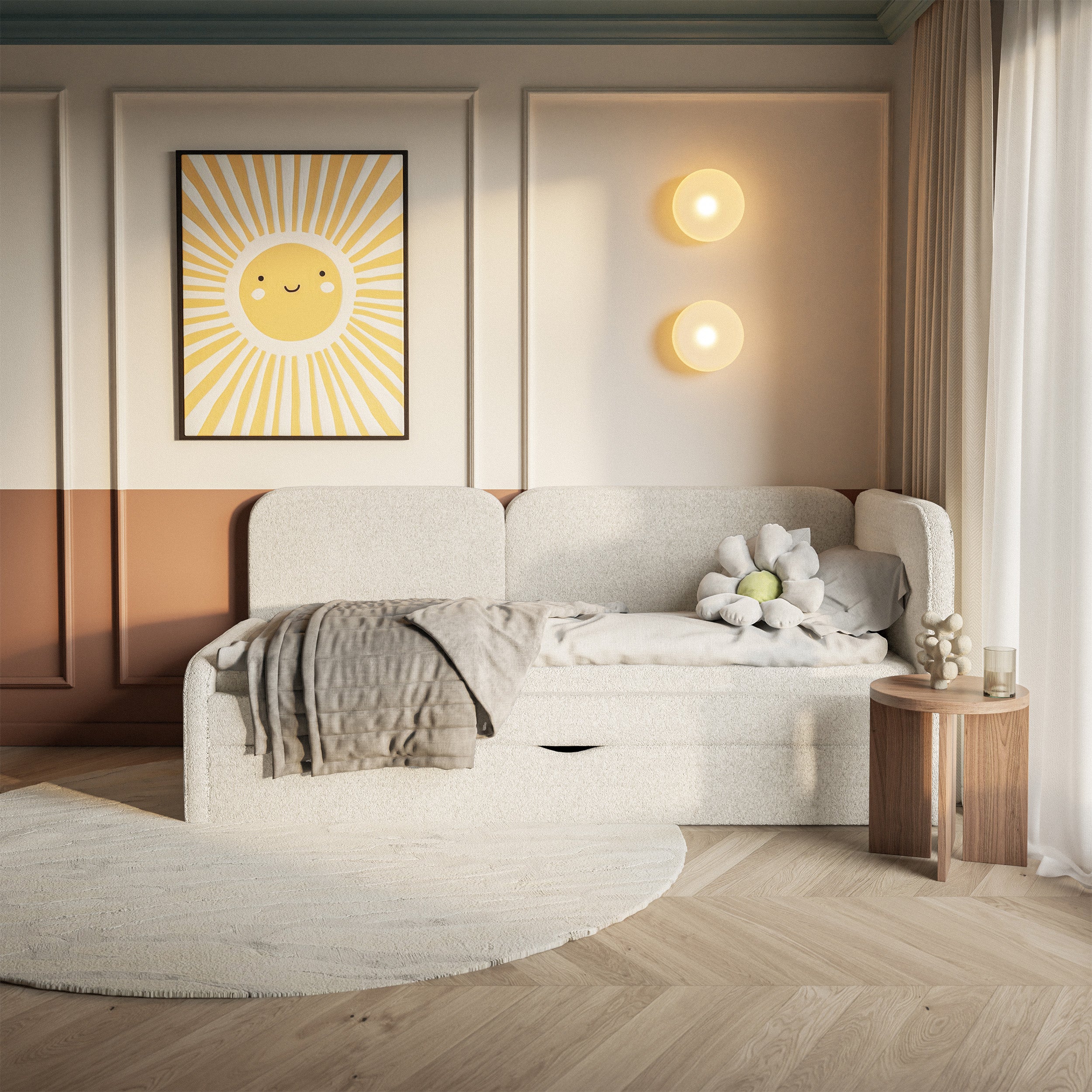 selsey-cuddy-jugendbett-90x200-cm-rechtsseitig-mit-matratze-und-box-hellbeige-pl image 3