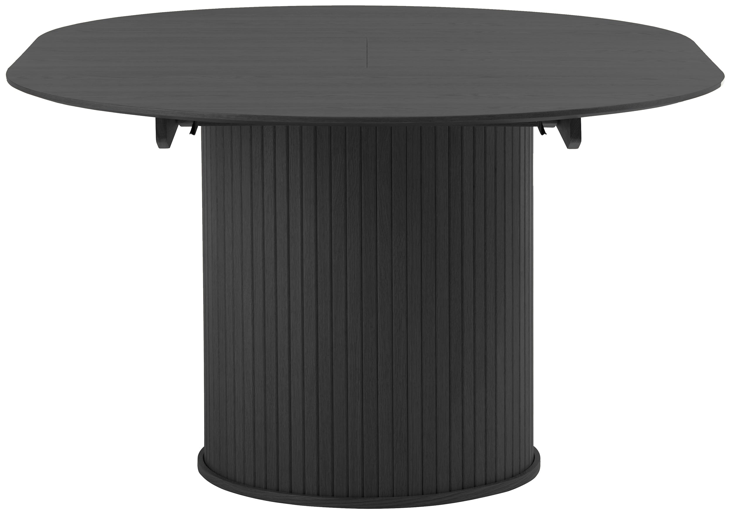 selsey-gativel-ausziehbarer-esstisch-120-167-cm-lamellen-eiche-schwarz image 3