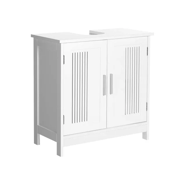 vasagle-waschbeckenunterschrank-wei-badezimmer-unterschrank-im-skandinavischen-s image 1