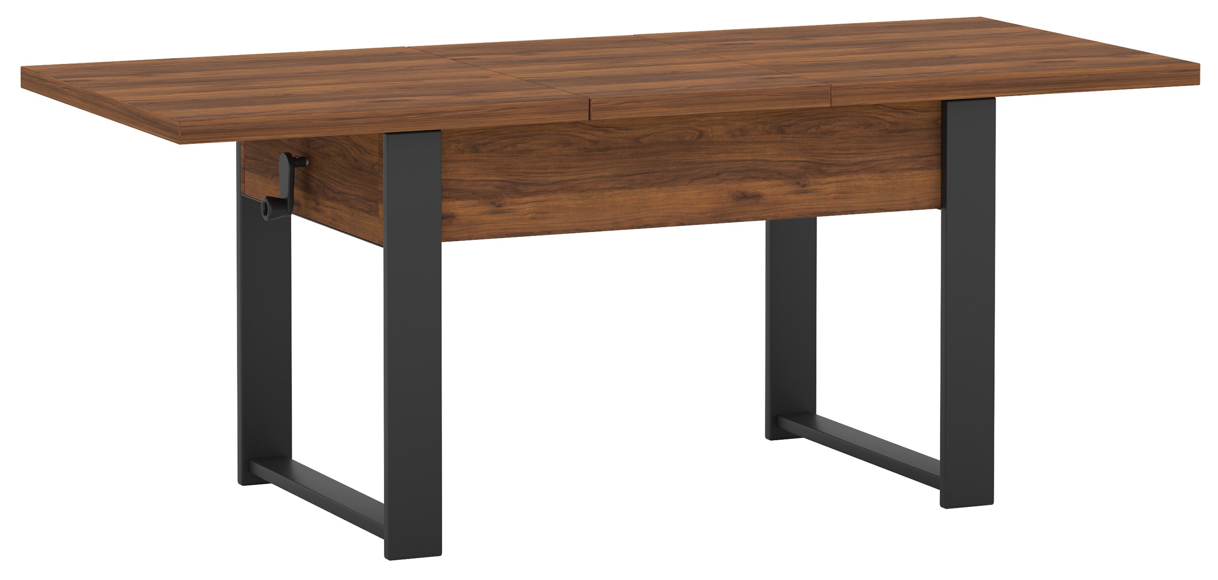 selsey-hugo-ausziehbarer-couchtisch-120-157-x67-cm-warmia-nussbaum-schwarz image 3