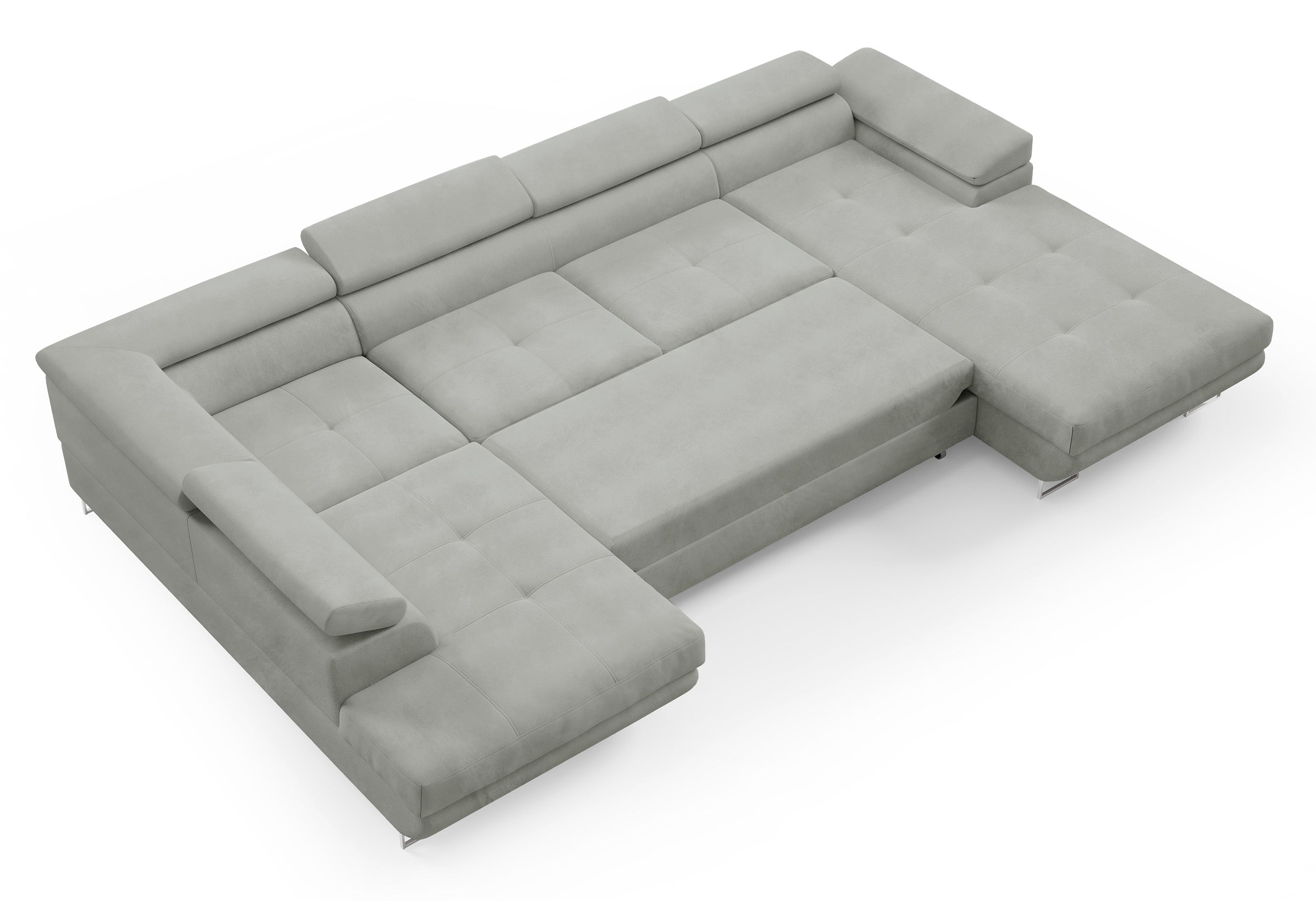 selsey-nollia-ecksofa-u-form-links-mit-schlaffunktion-und-stauraum-hellgrauer-bo image 3