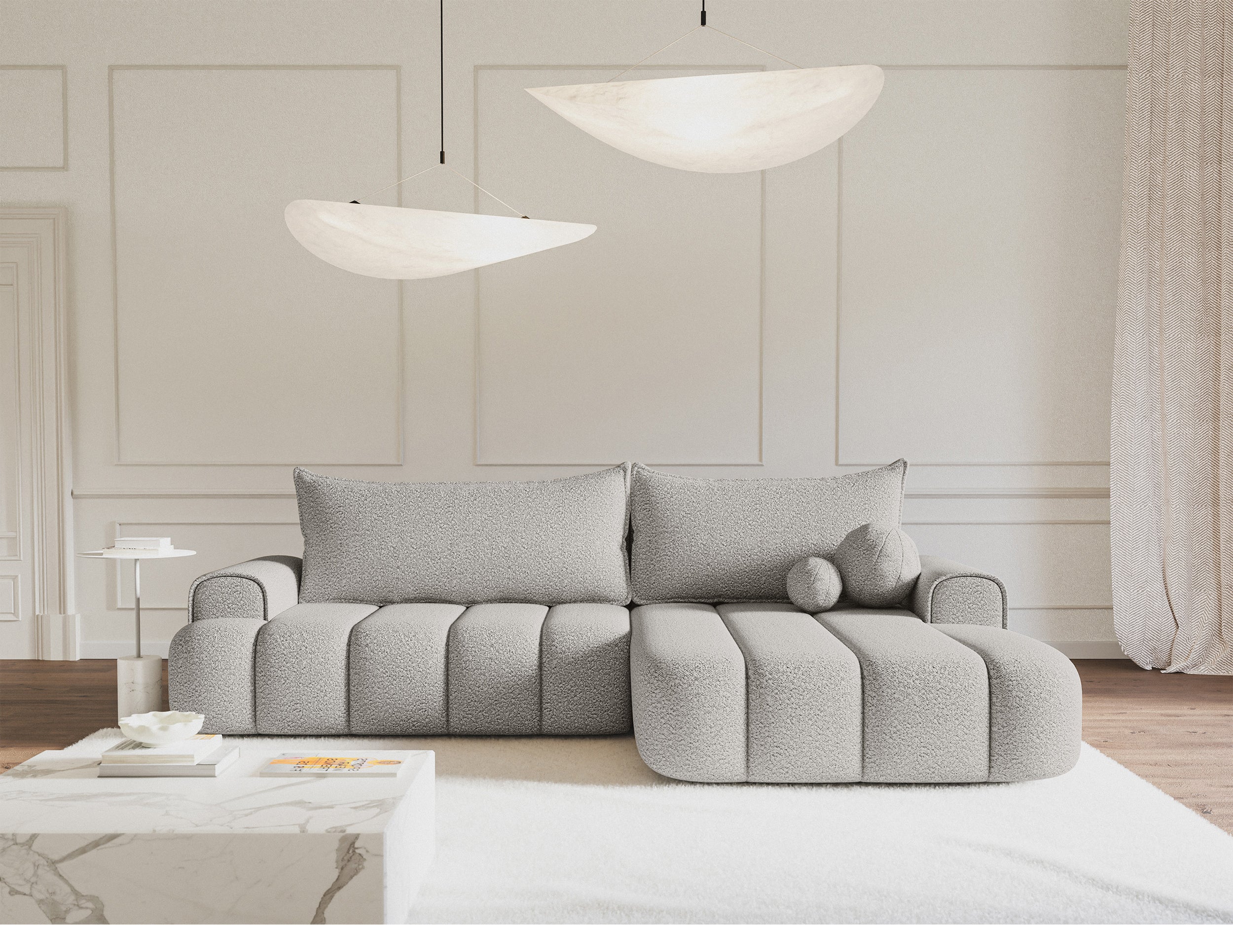 selsey-dandelino-ecksofa-mit-schlaffunktion-rechts-l-form-mit-stauraum-hellgraue image 2