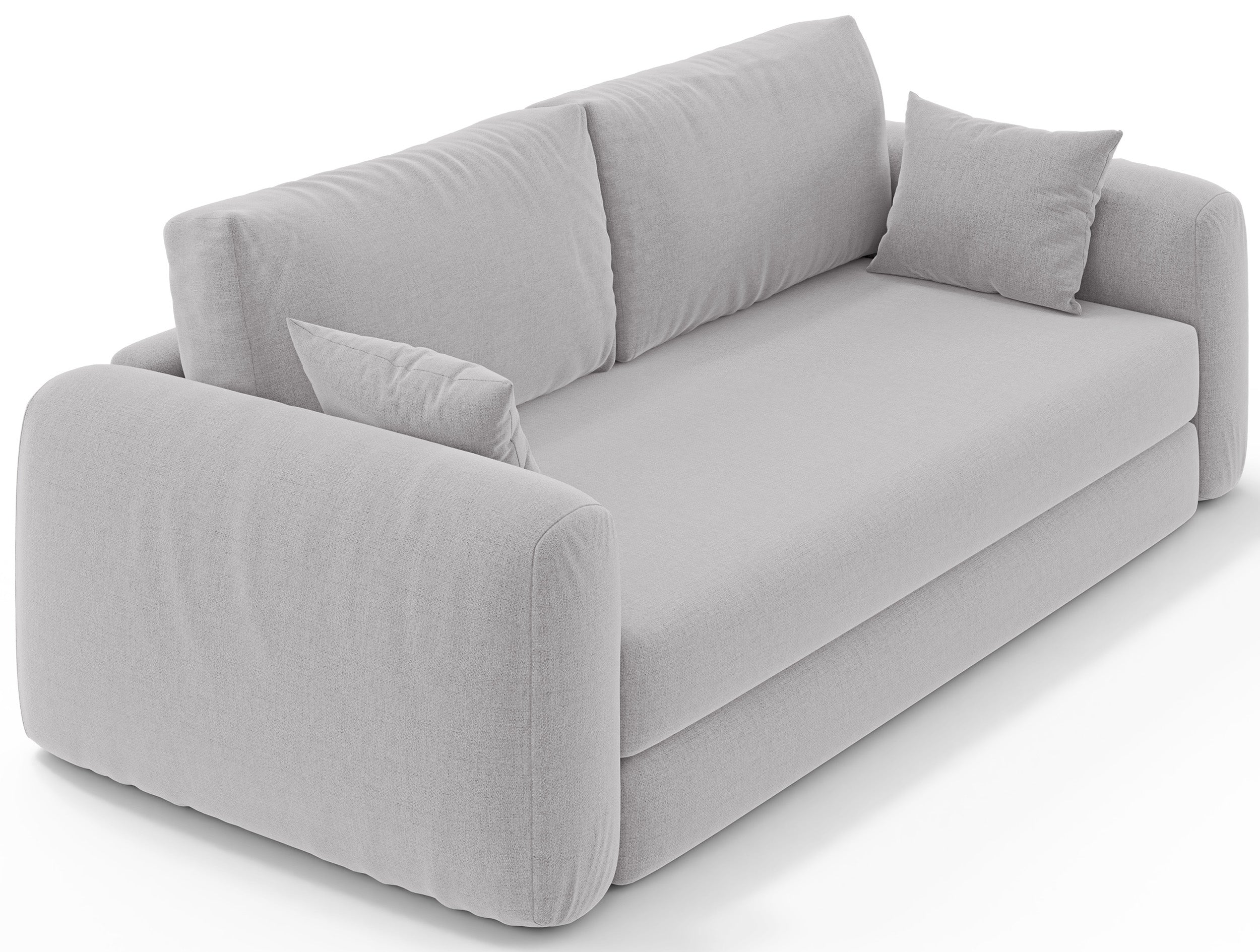 selsey-velera-dreisitziges-ausklappbares-sofa-hellgrau-flechtmuster image 4
