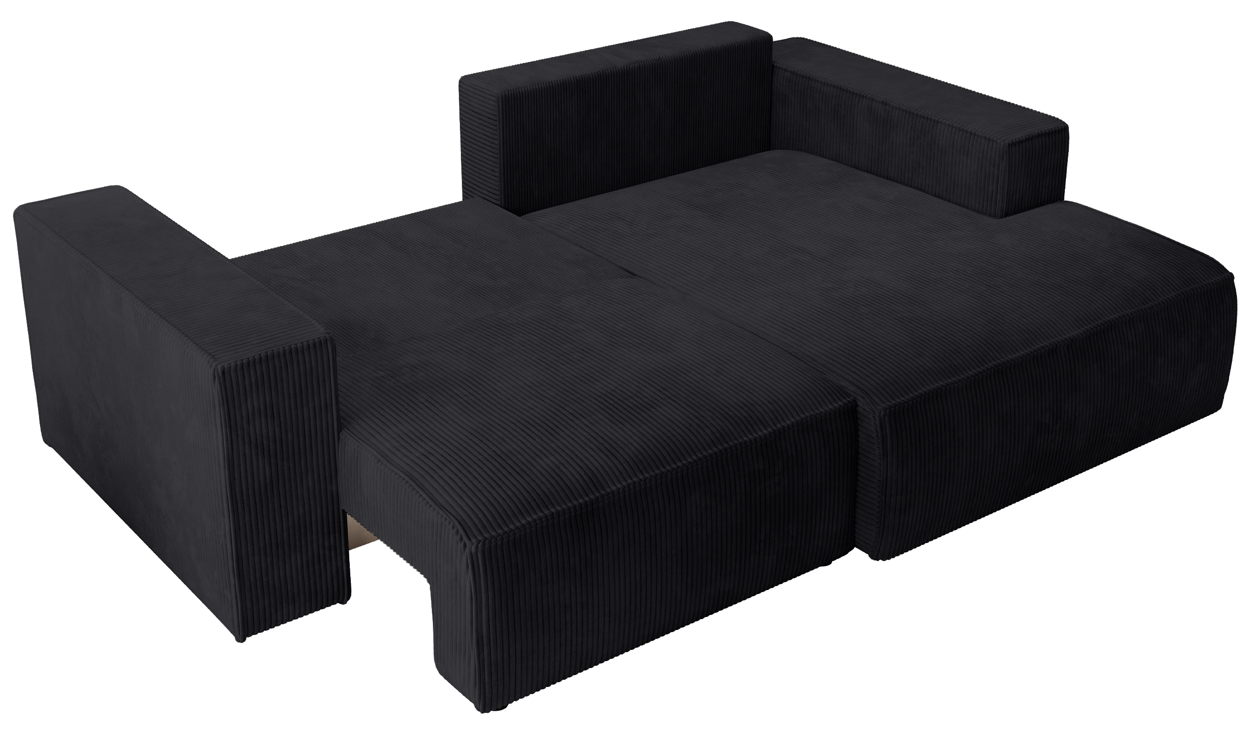 selsey-farese-mini-rechtsseitiges-l-ecksofa-mit-schlaffunktion-und-stauraum-schw image 2