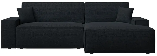 selsey-farese-new-ecksofa-mit-schlaffunktion-l-f-rmig-rechts-schwarz-samt-mit-st image 1