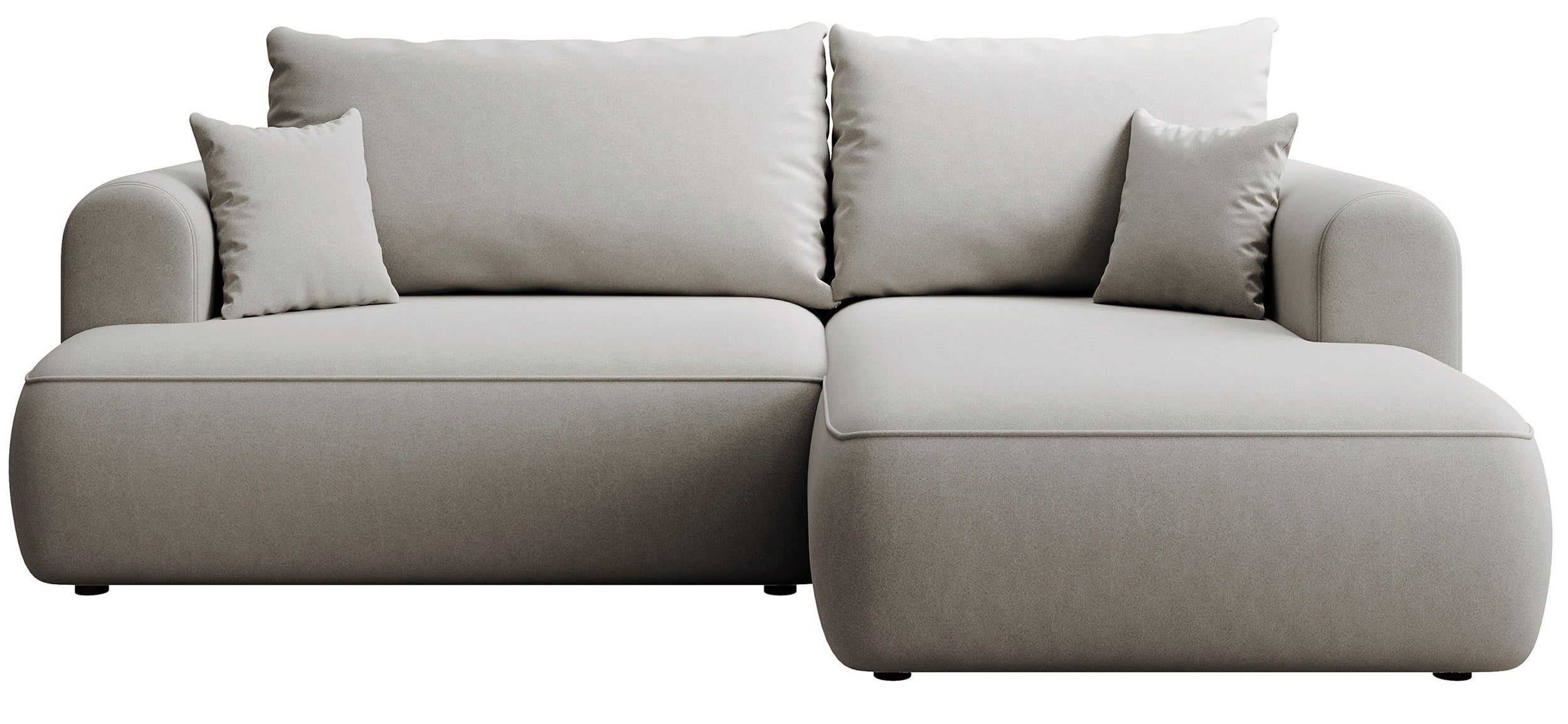selsey-ovo-mini-ecksofa-l-form-rechts-mit-schlaffunktion-stauraum-grau-samt image 1