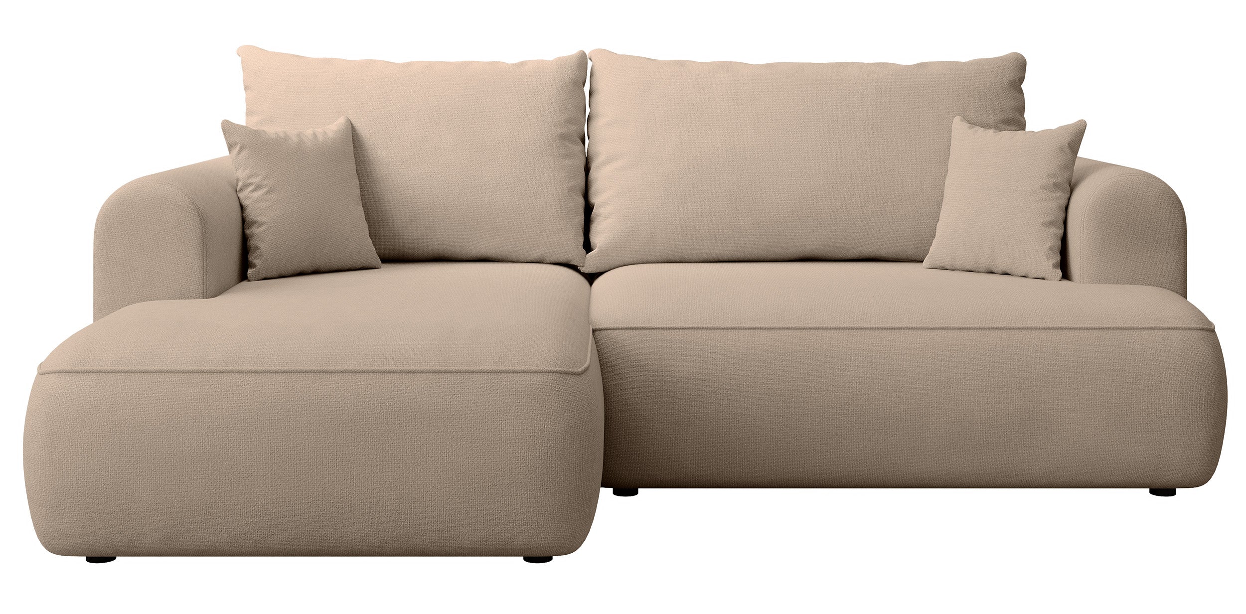 selsey-ovo-mini-ecksofa-links-mit-schlaffunktion-und-stauraum-beige-chenille image 1