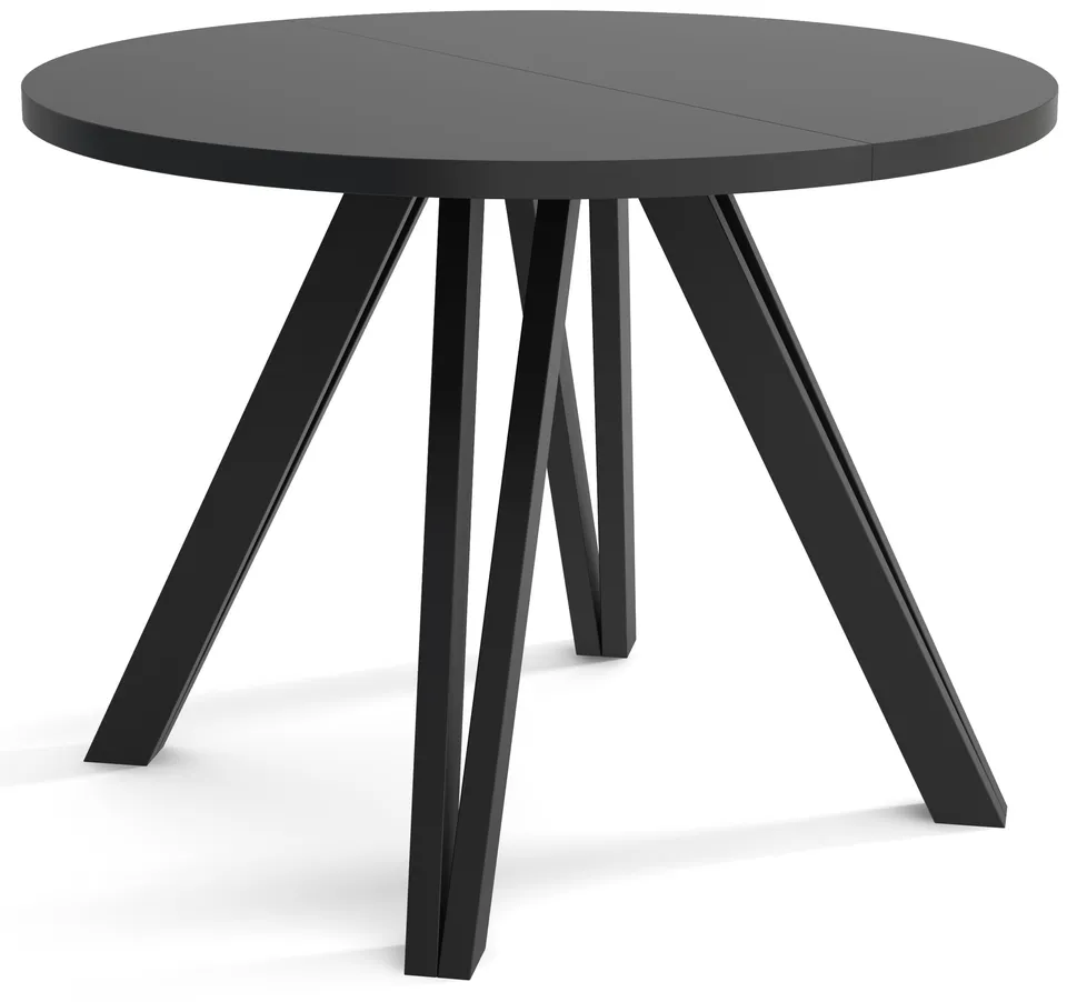 selsey-nuuvel-ausziehbarer-esstisch-100-180x100-cm-schwarz image 1