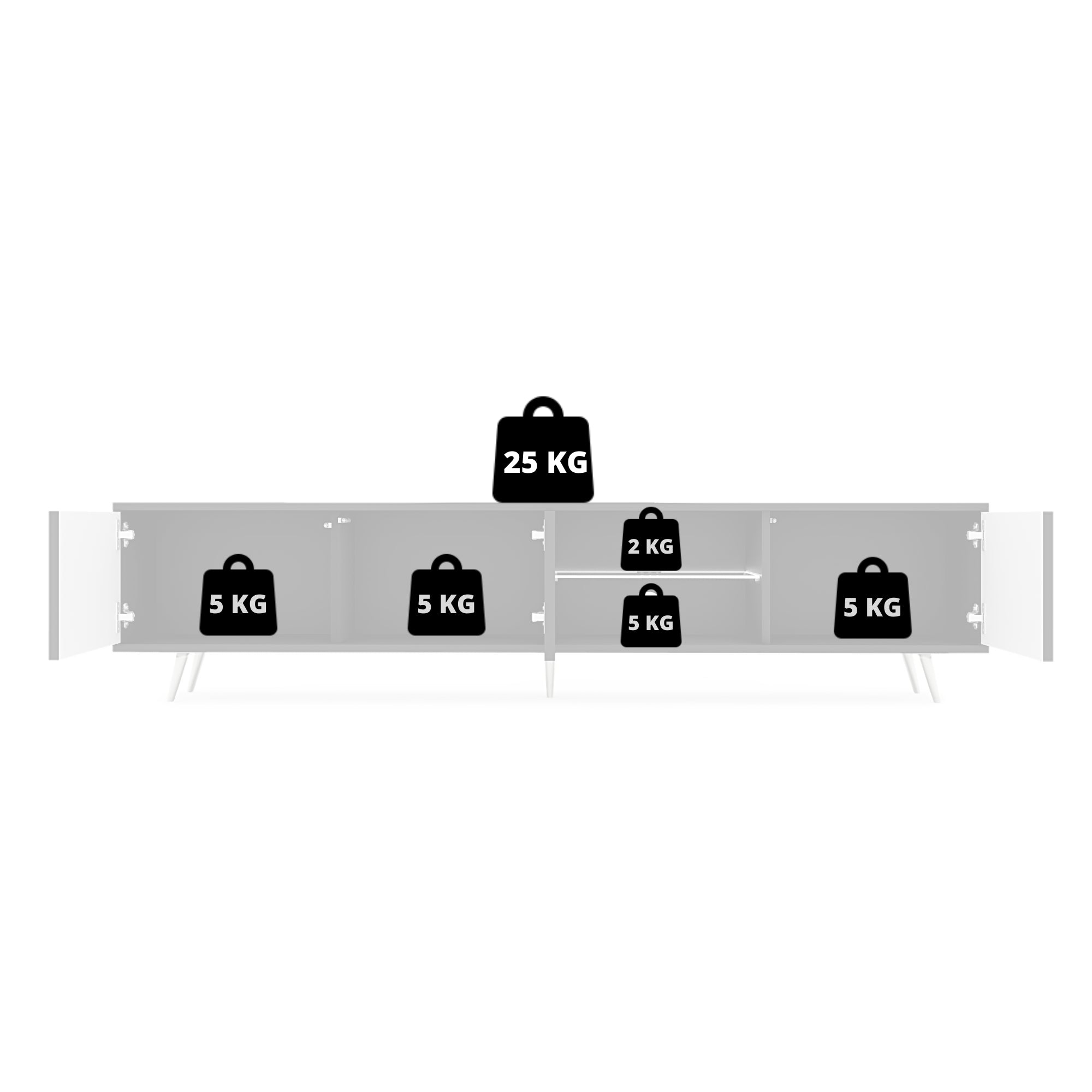 selsey-bello-tv-schrank-175-cm-schwarz-wotan-eiche-mit-lamellenfront-und-led image 8