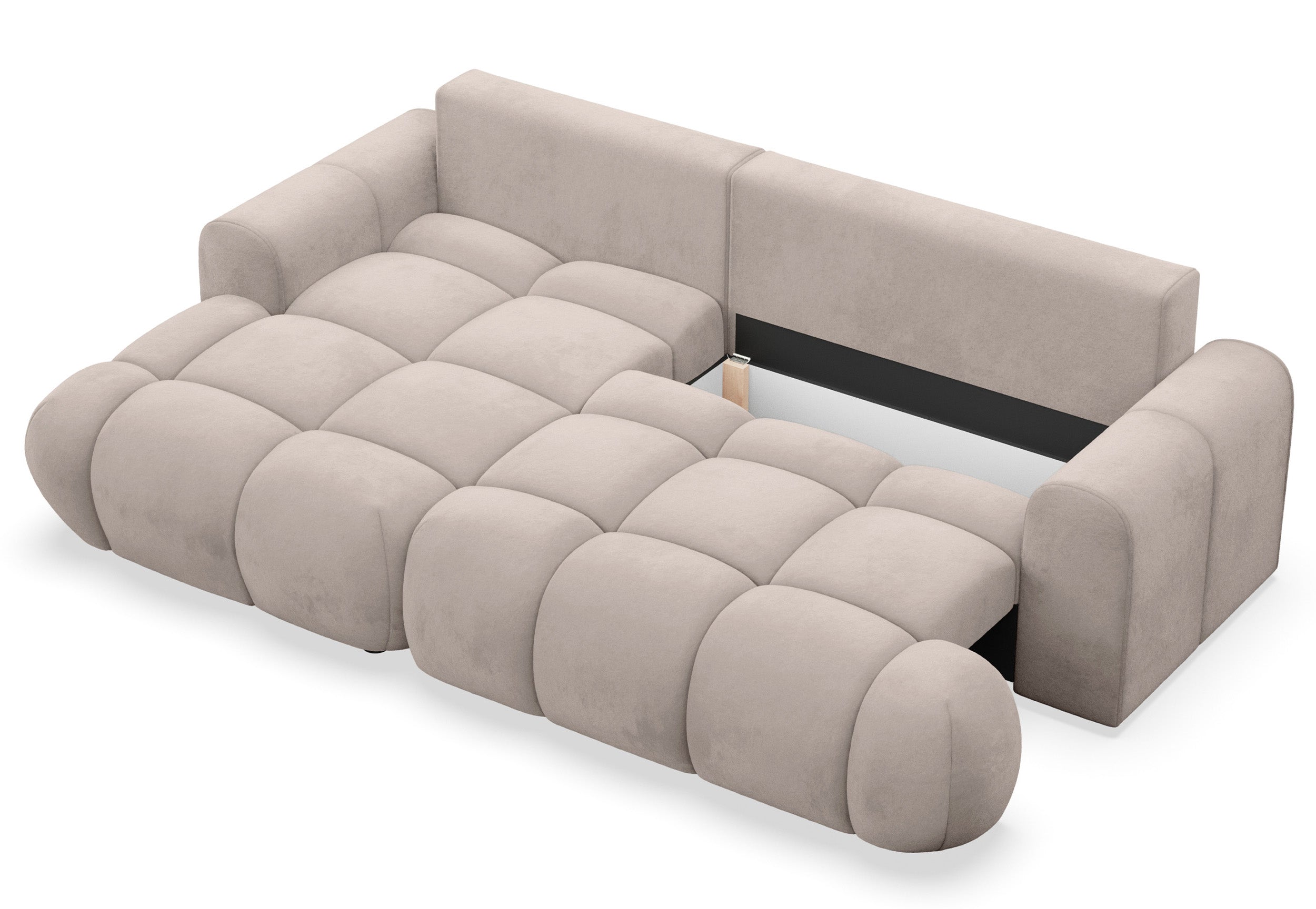 selsey-ombo-mini-ecksofa-l-f-rmig-links-grau-beige-samt-mit-schlaffunktion-und-s image 5