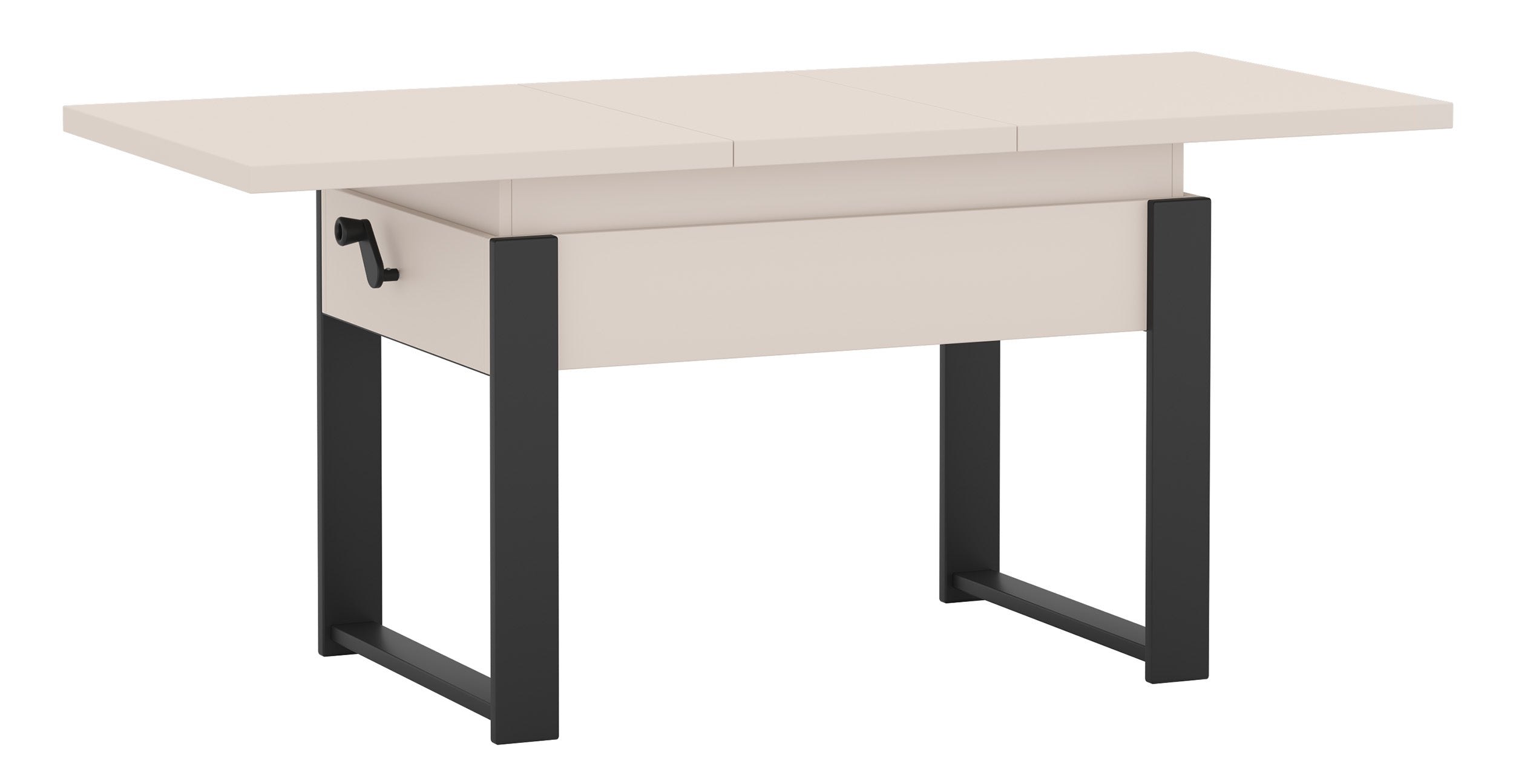 selsey-hugo-ausziehbarer-couchtisch-120-157-x67-cm-kaschmir-schwarze-beine-3-in- image 5