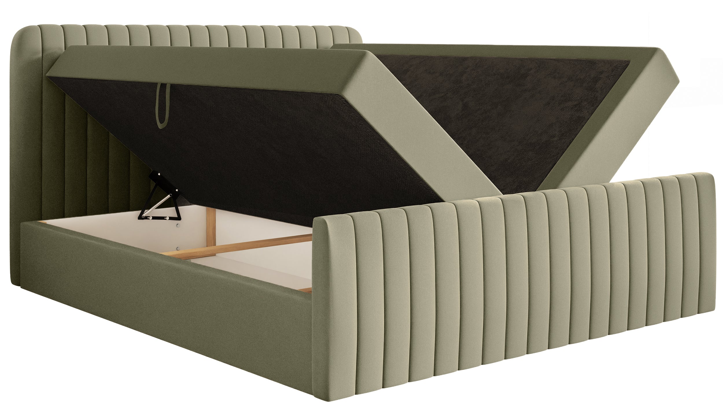 selsey-saliano-kontinentalbett-160x200-cm-mit-stauraum-und-topper-olivgr-ner-che image 6