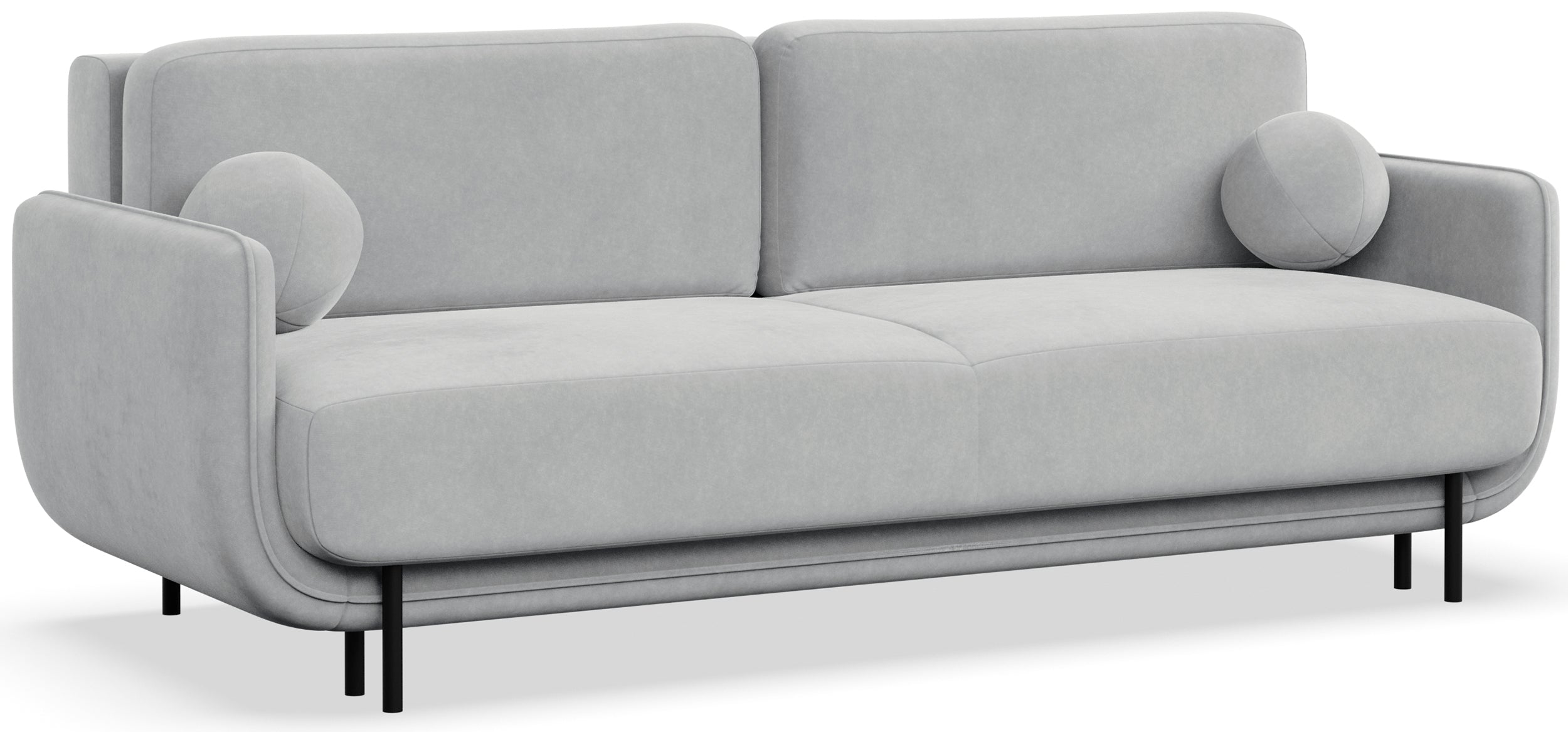 selsey-ovals-dreisitziges-schlafsofa-hellgrau-samt image 6