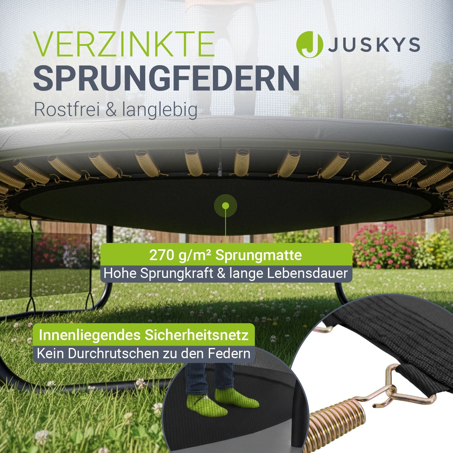 juskys-outdoor-trampolin-skybounce-s-schwarz-anthrazit-mit-sicherheitsnetz image 3