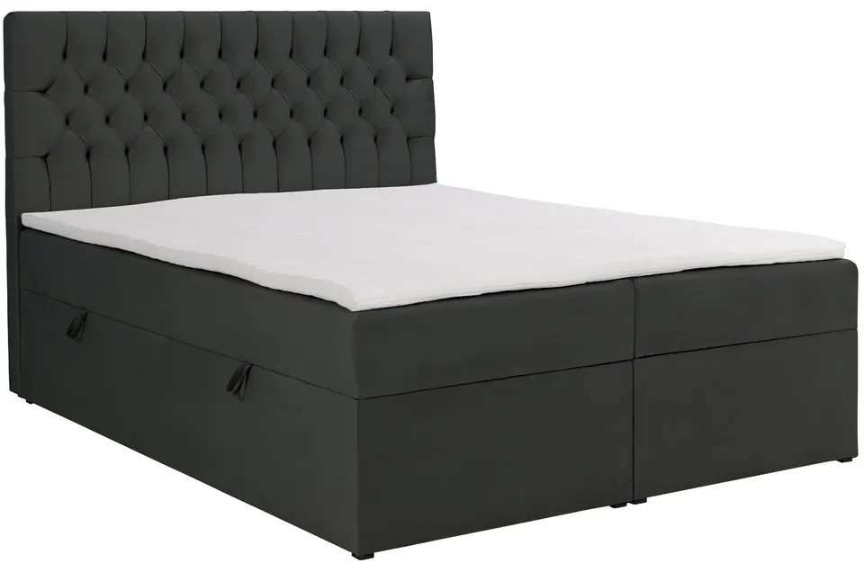 selsey-daissy-kontinentalbett-160x200-cm-mit-stauraum-und-topper-dunkelgrauer-sa image 1