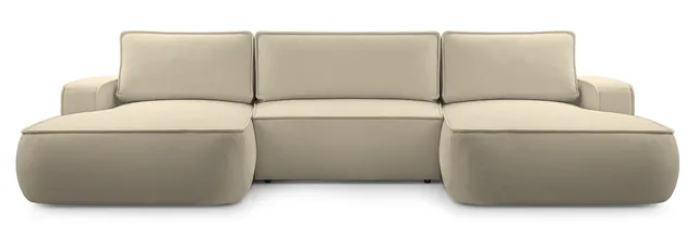 selsey-mollaro-u-eckcouch-mit-schlaffunktion-beiger-boucl-universell image 1