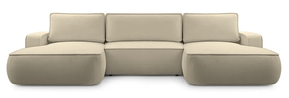 selsey-mollaro-u-eckcouch-mit-schlaffunktion-beiger-boucl-universell image 1