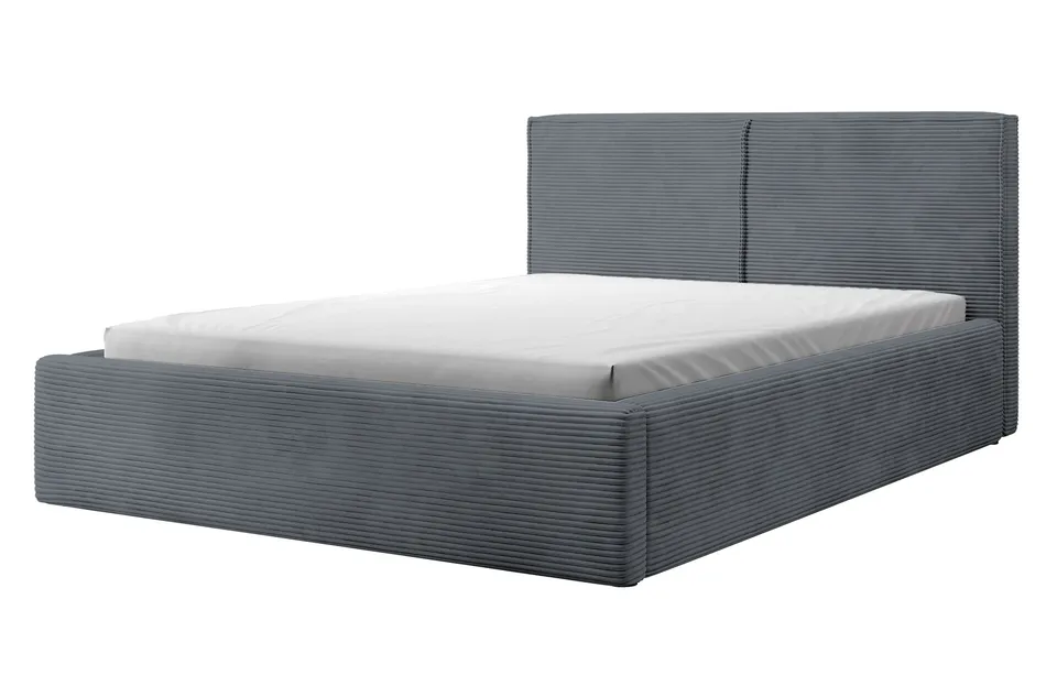 selsey-farese-gepolstertes-bett-160x200-cm-mit-stauraum-und-gasdruckfeder-grau-c image 1