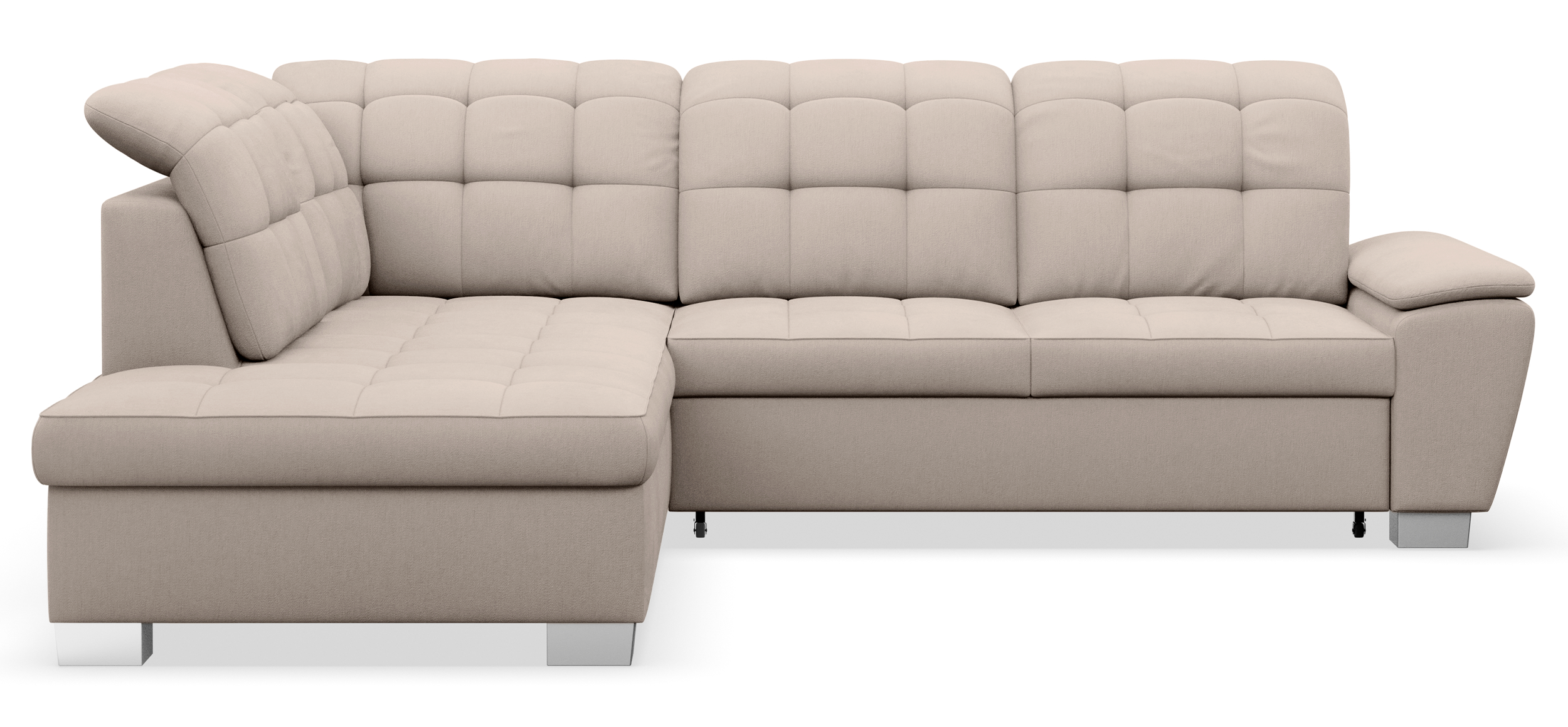selsey-jamaal-ecksofa-links-l-form-mit-schlaffunktion-und-stauraum-beige-flechto image 1
