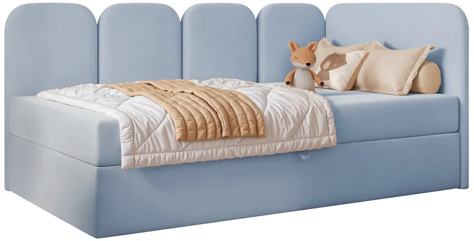 selsey-nubini-jugendbett-90x200-cm-rechts-hellblauer-hydrophober-samt-mit-staura image 1