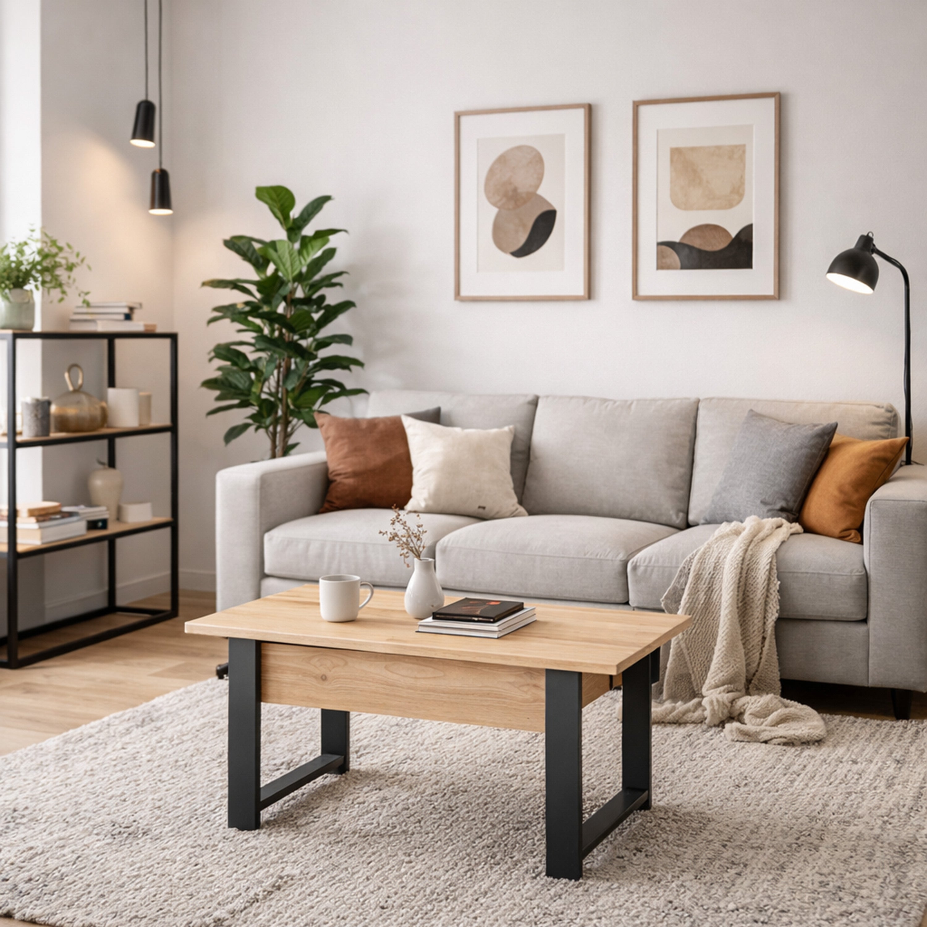 selsey-hugo-ausziehbarer-couchtisch-120-157-x67-cm-artisan-eiche-mit-schwarzen-b image 2