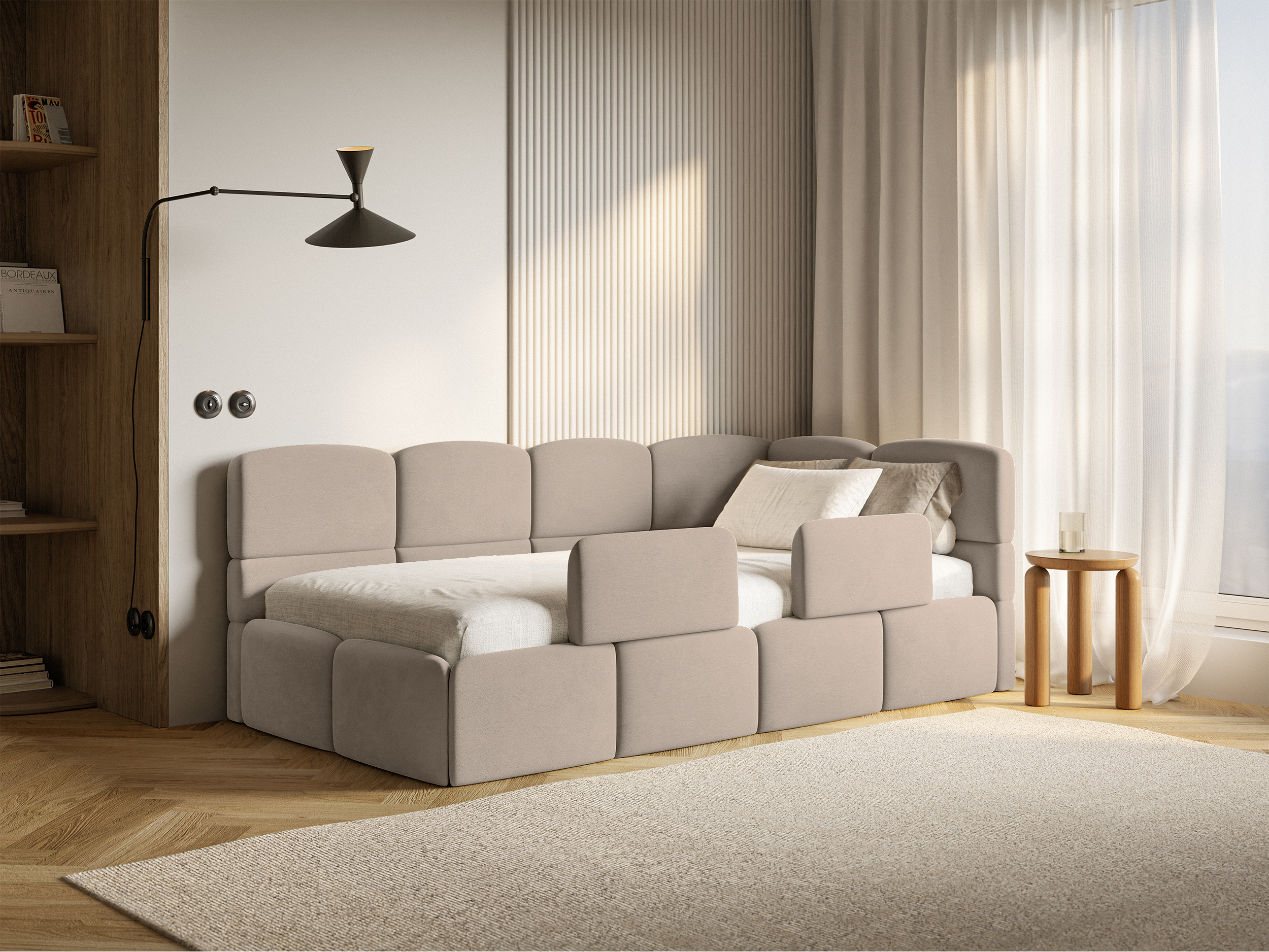 selsey-cloudy-jugendbett-90x200-cm-rechtsseitig-mit-stauraum-und-gel-ndern-beige image 4