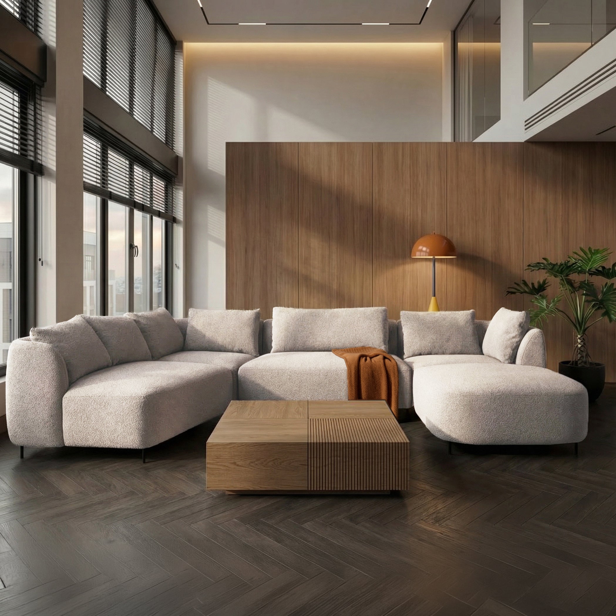 selsey-lanomi-modulares-ecksofa-u-f-rmig-links-grau-beige-boucl image 2