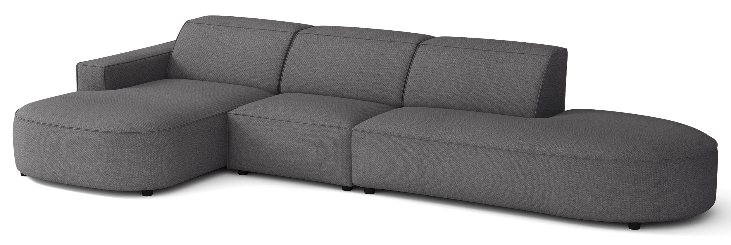 selsey-sallmo-ecksofa-l-links-modular-dunkelgraue-hydrophobe-chenille image 3