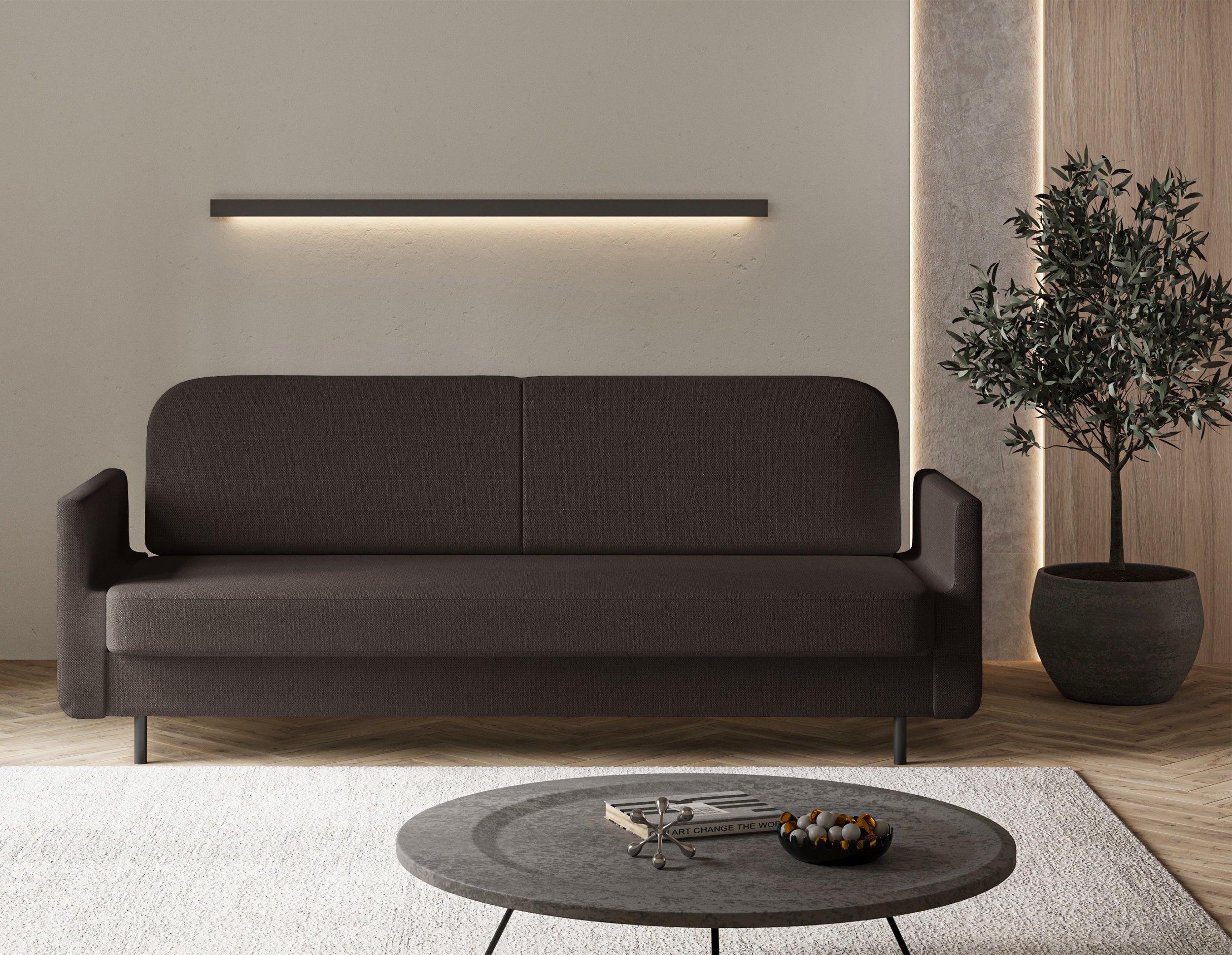 selsey-ovelio-3-sitzer-sofa-ausklappbar-mit-stauraum-brauner-hydrophober-chenill image 4
