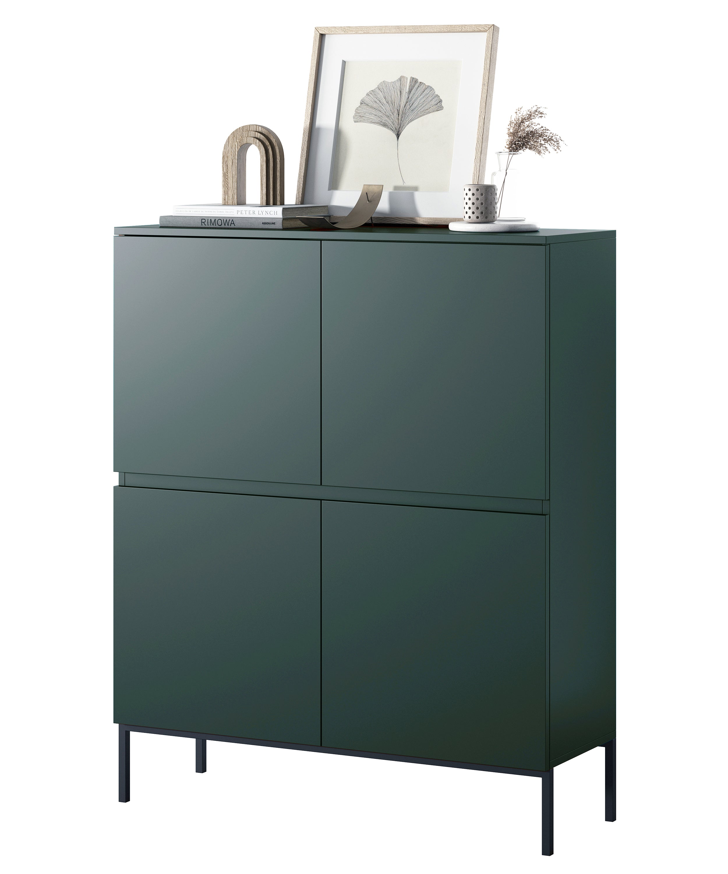 selsey-bemmi-hohe-kommode-100-cm-dunkelgr-n image 4