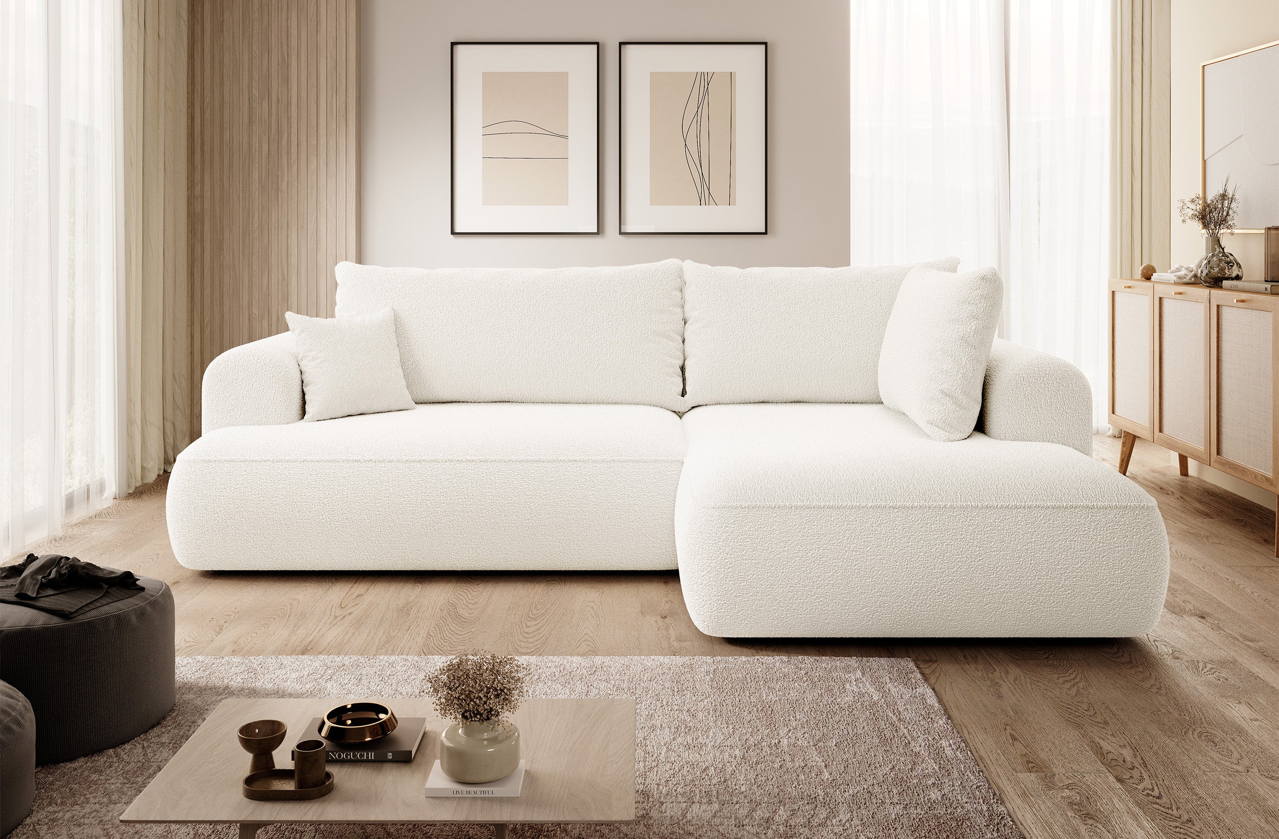 selsey-ovo-ecksofa-mit-schlaffunktion-l-form-rechts-boucl-creme-mit-stauraum image 3