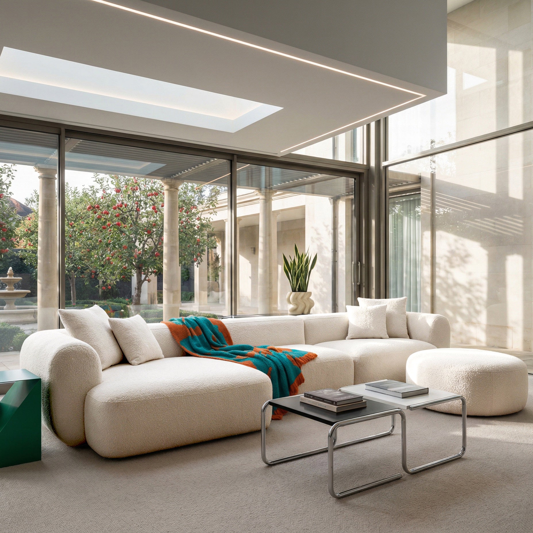 selsey-baomi-modulares-ecksofa-l-form-links-mit-hocker-cremefarbener-chenille-be image 2