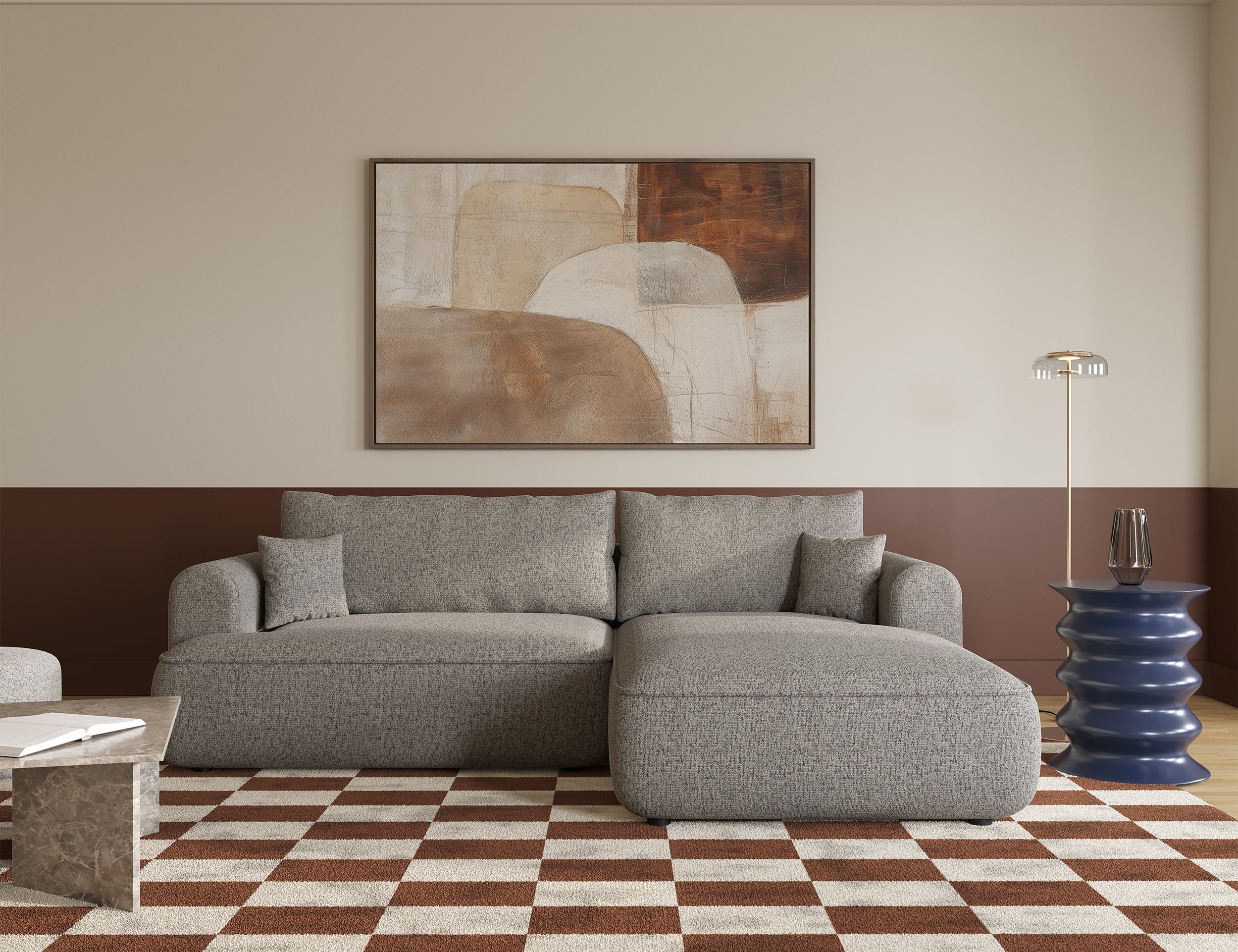selsey-ovo-ecksofa-mit-schlaffunktion-l-rechts-dunkelbeige-geflecht image 2