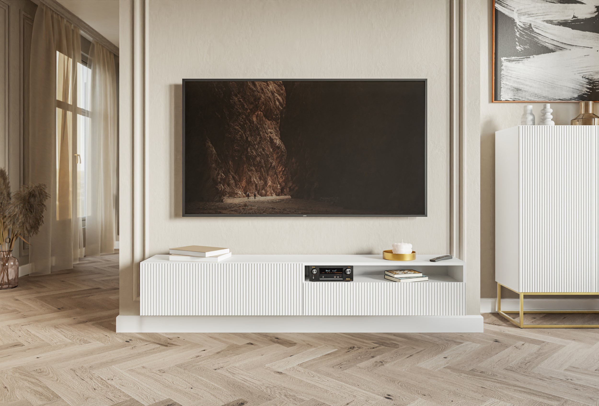 selsey-veldio-tv-schrank-175-cm-schwarz-mit-gefr-ster-front-und-nische-wandmonta image 5