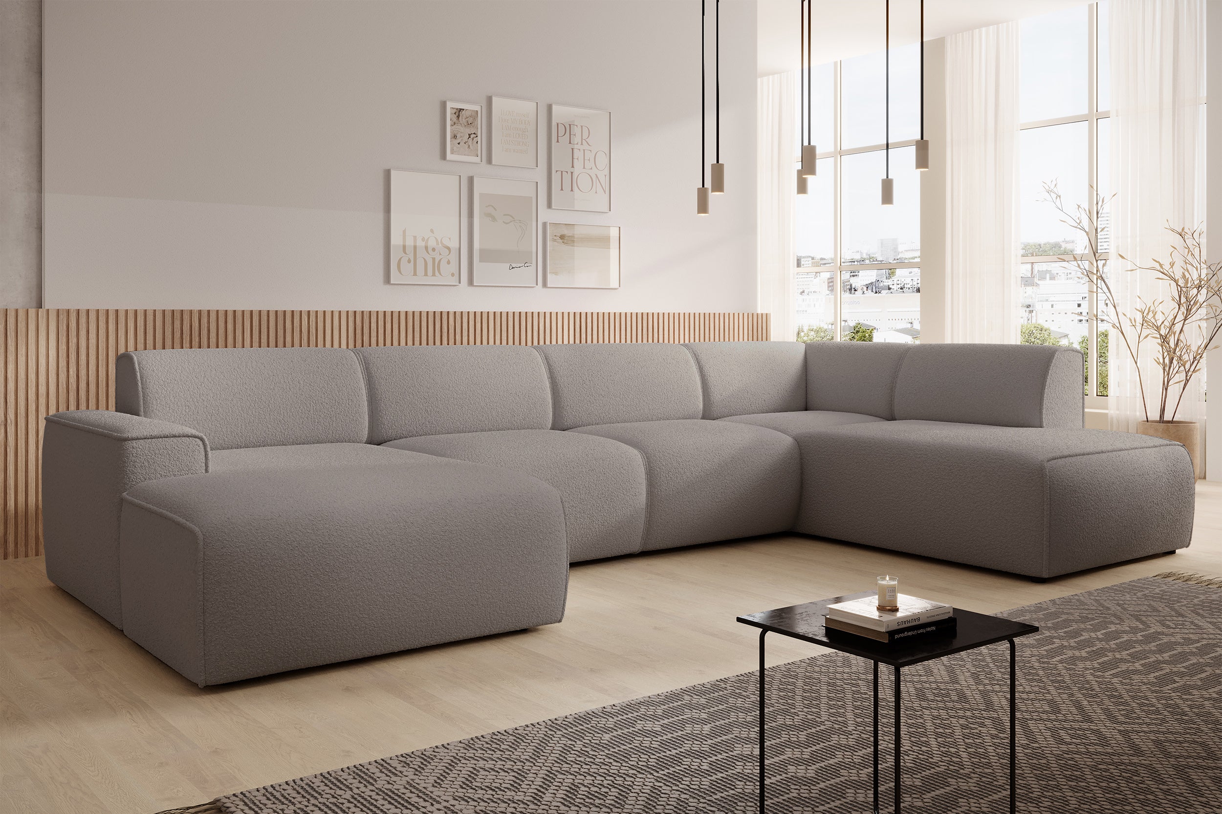 selsey-bouvi-ecksofa-u-f-rmig-rechtsseitig-grau-braun-boucl image 3