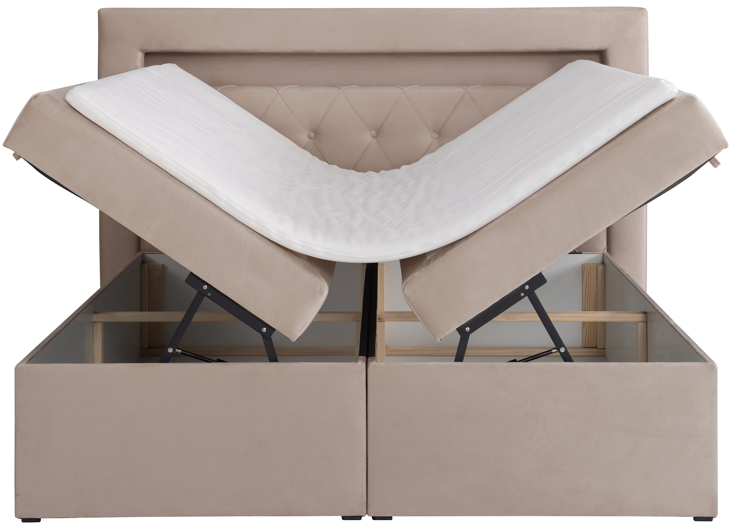 selsey-goldess-kontinentalbett-140x200-cm-mit-stauraum-und-led-beiger-samt image 7
