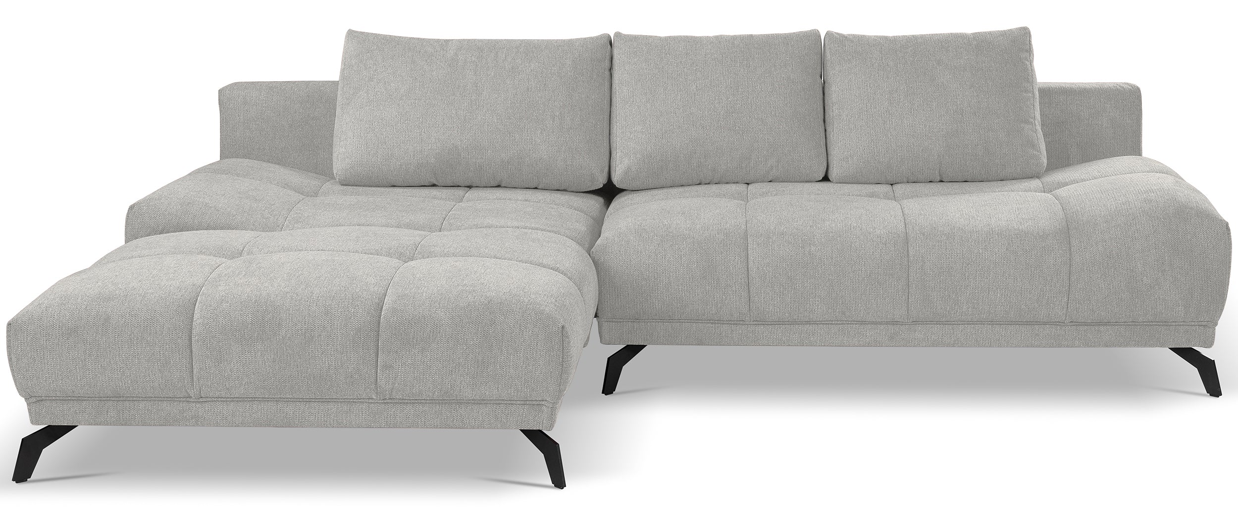 selsey-felipe-ecksofa-l-f-rmig-links-mit-schlaffunktion-und-stauraum-hellgrau image 1
