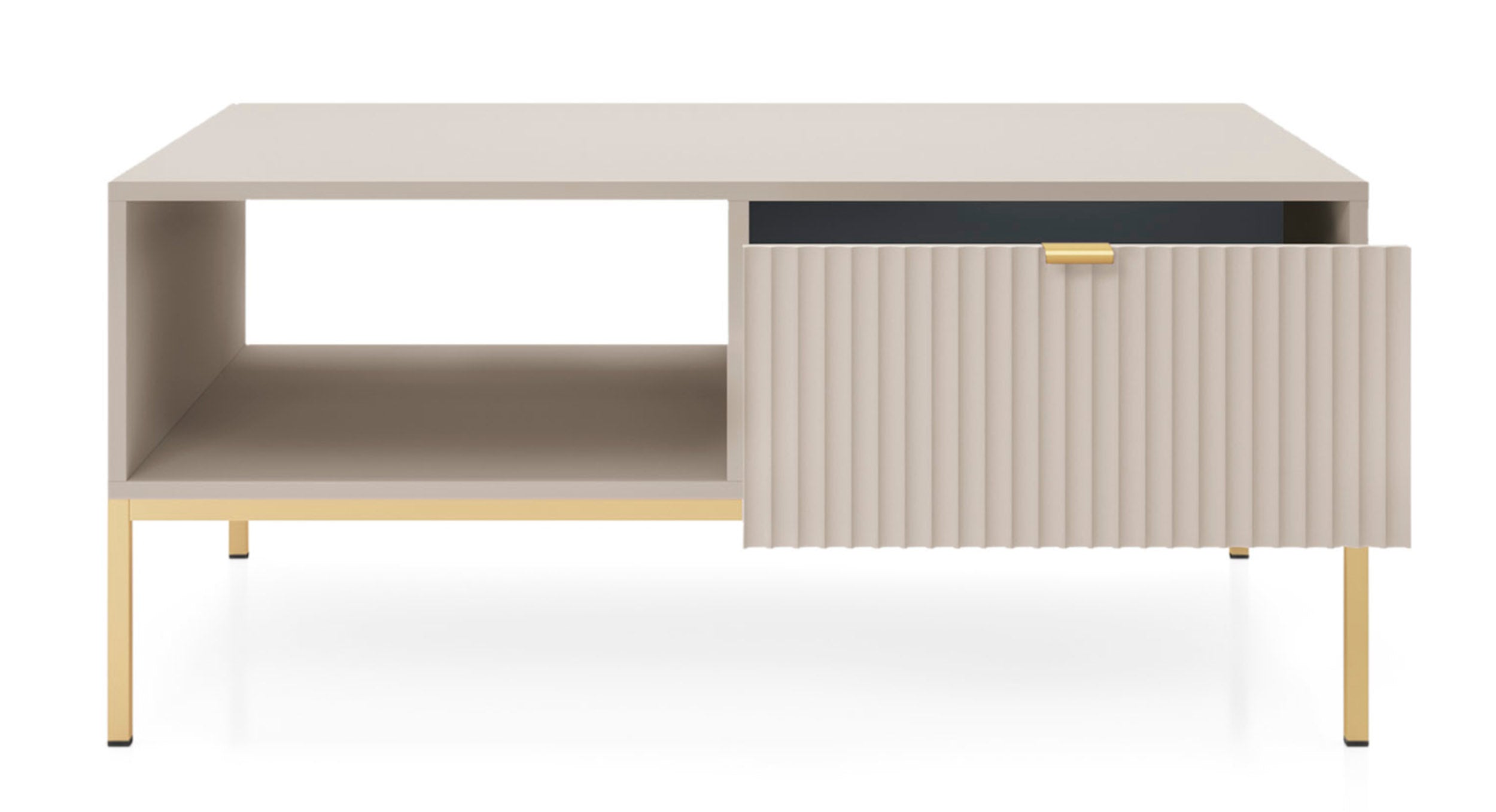 selsey-vellore-couchtisch-104x68-cm-kaschmir-gerillte-front-goldenes-gestell image 3