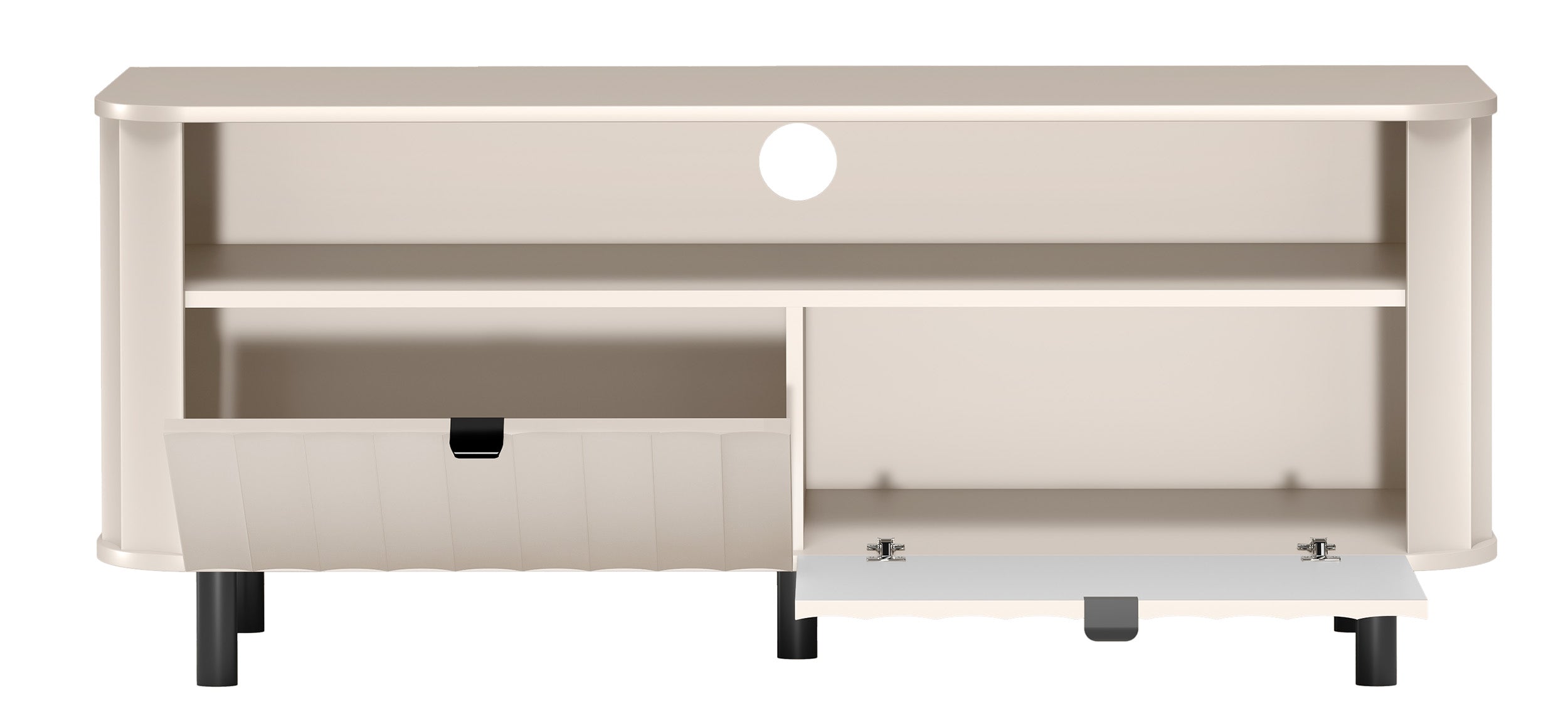 selsey-novado-tv-schrank-137-cm-mit-zwei-klappen-und-nische-kaschmir image 2