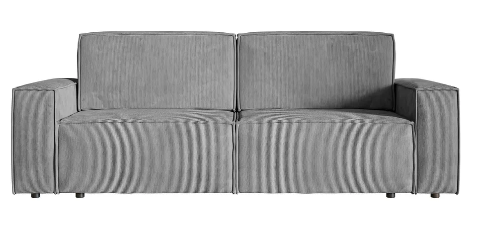selsey-copertino-3-sitzer-schlafsofa-ausklappbar-hellgrauer-cord image 1