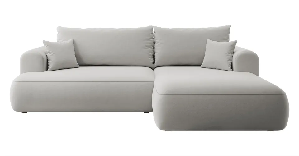selsey-ovo-ecksofa-mit-schlaffunktion-rechts-l-form-grau-samt-mit-stauraum image 1