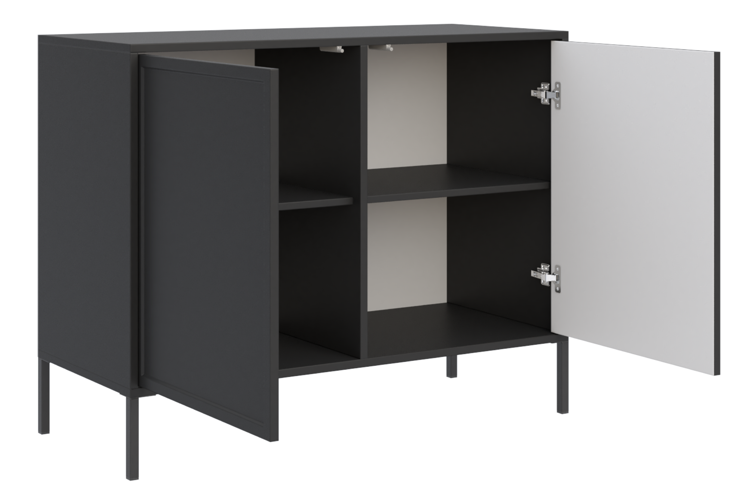 selsey-velveto-zweifl-gelige-kommode-100-cm-schwarz image 3