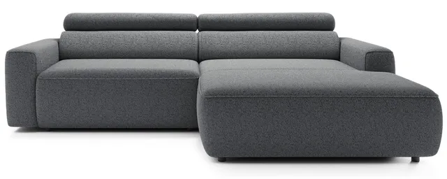 selsey-fando-ecksofa-mit-elektrischem-auszug-l-f-rmig-rechtsseitig-grau-geflecht image 1
