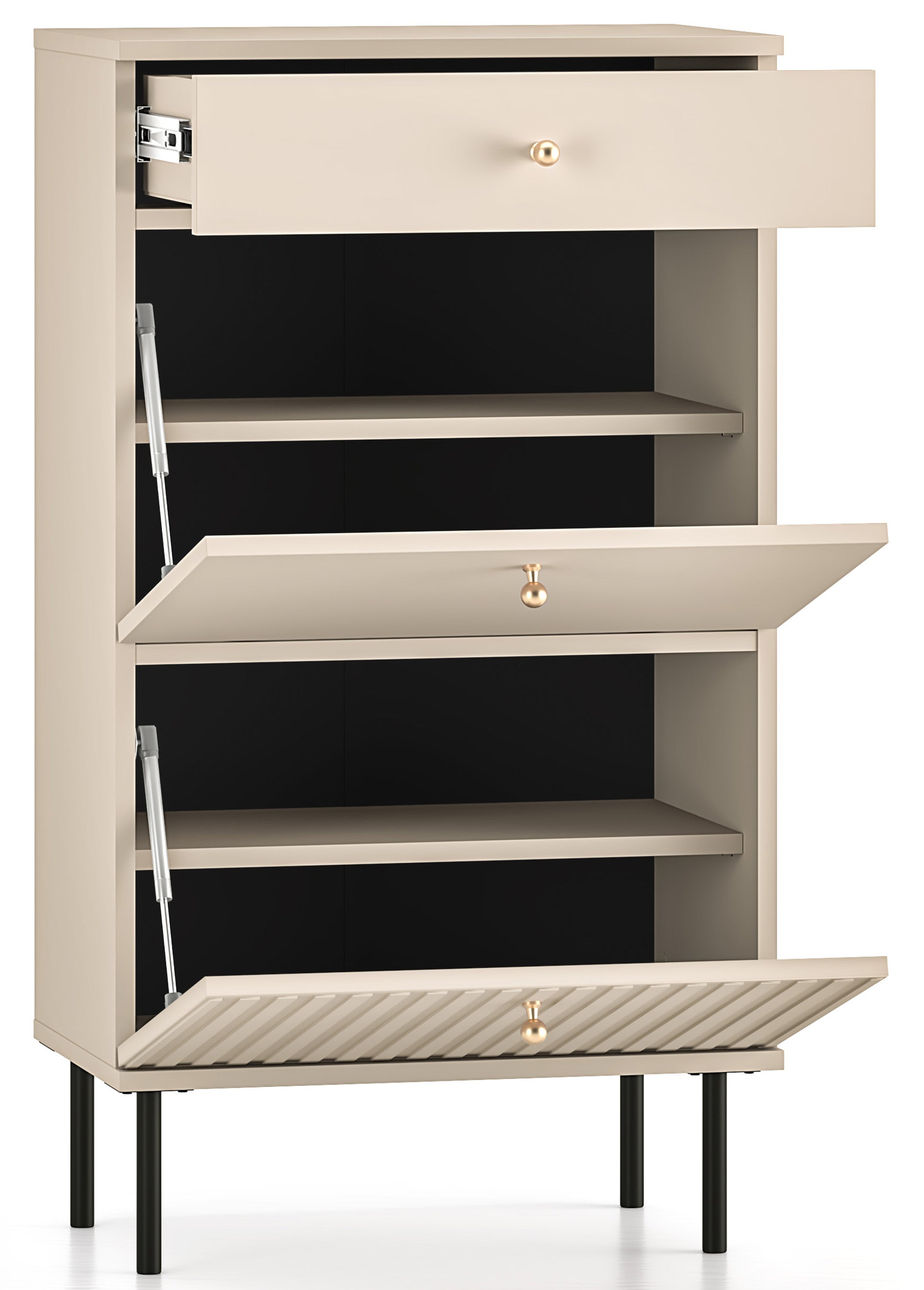 selsey-schuhschrank-caletto-55-cm-beige-mit-schublade-und-lamellen image 6